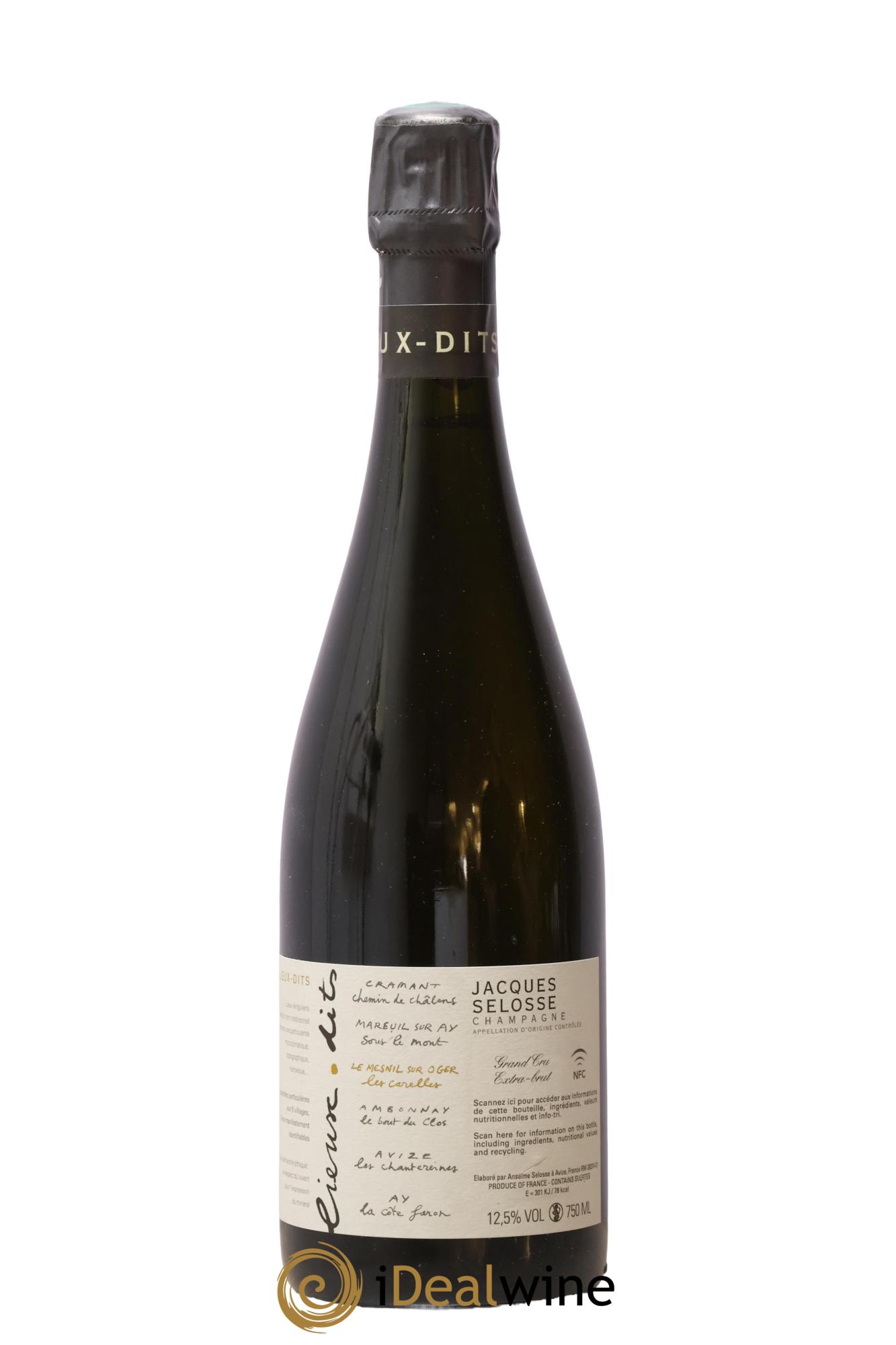 Les Carelles Blanc de Blancs Jacques Selosse - Posten von 1 Flasche - 0