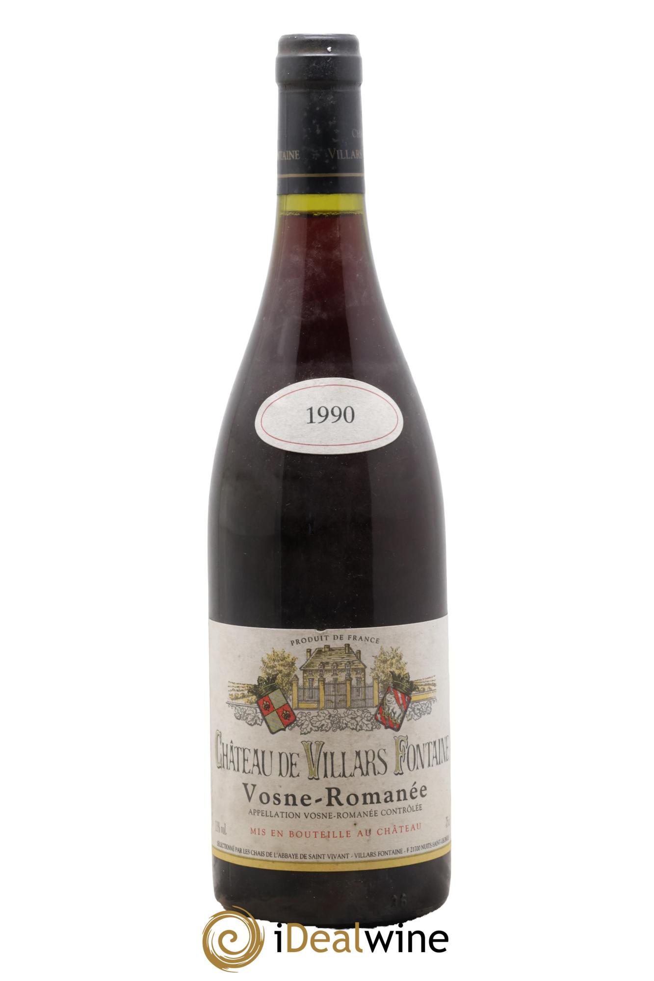 Vosne-Romanée Château de Villars Fontaine 1990 - Posten von 1 Flasche - 0