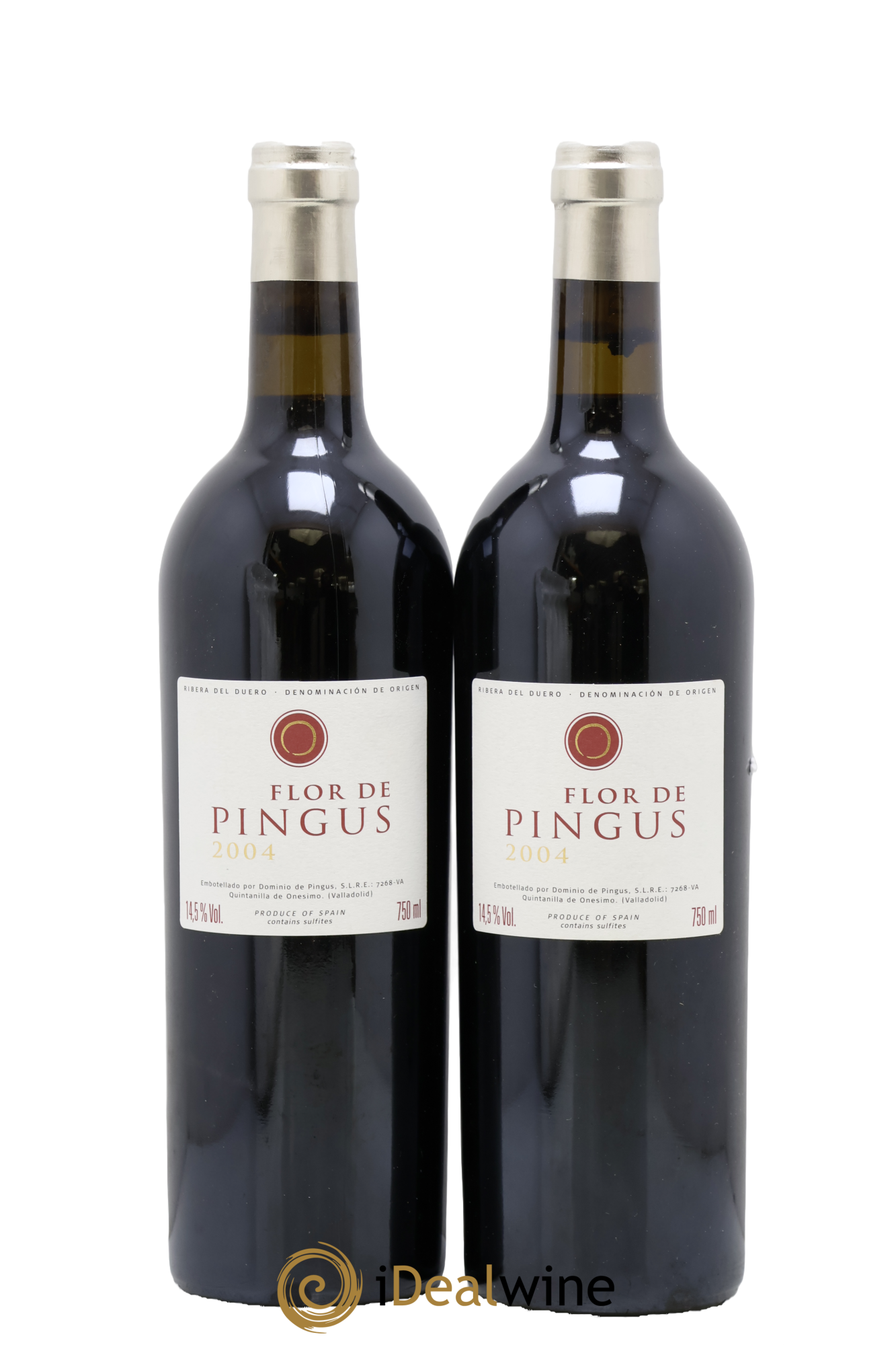 Ribera Del Duero Flor de Pingus Dominio de Pingus - Peter Sisseck 2004 - Lot de 2 bouteilles - 0