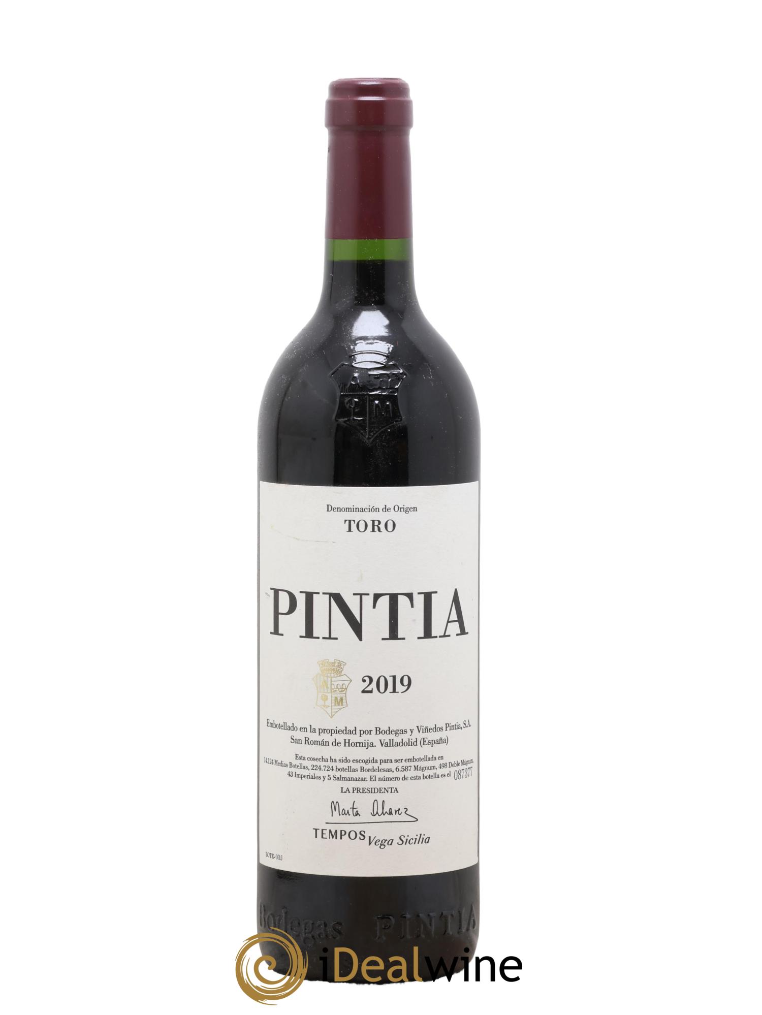 Toro DO Vega Sicilia Pintia Famille Alvarez 2019 - Lot of 1 bottle - 0