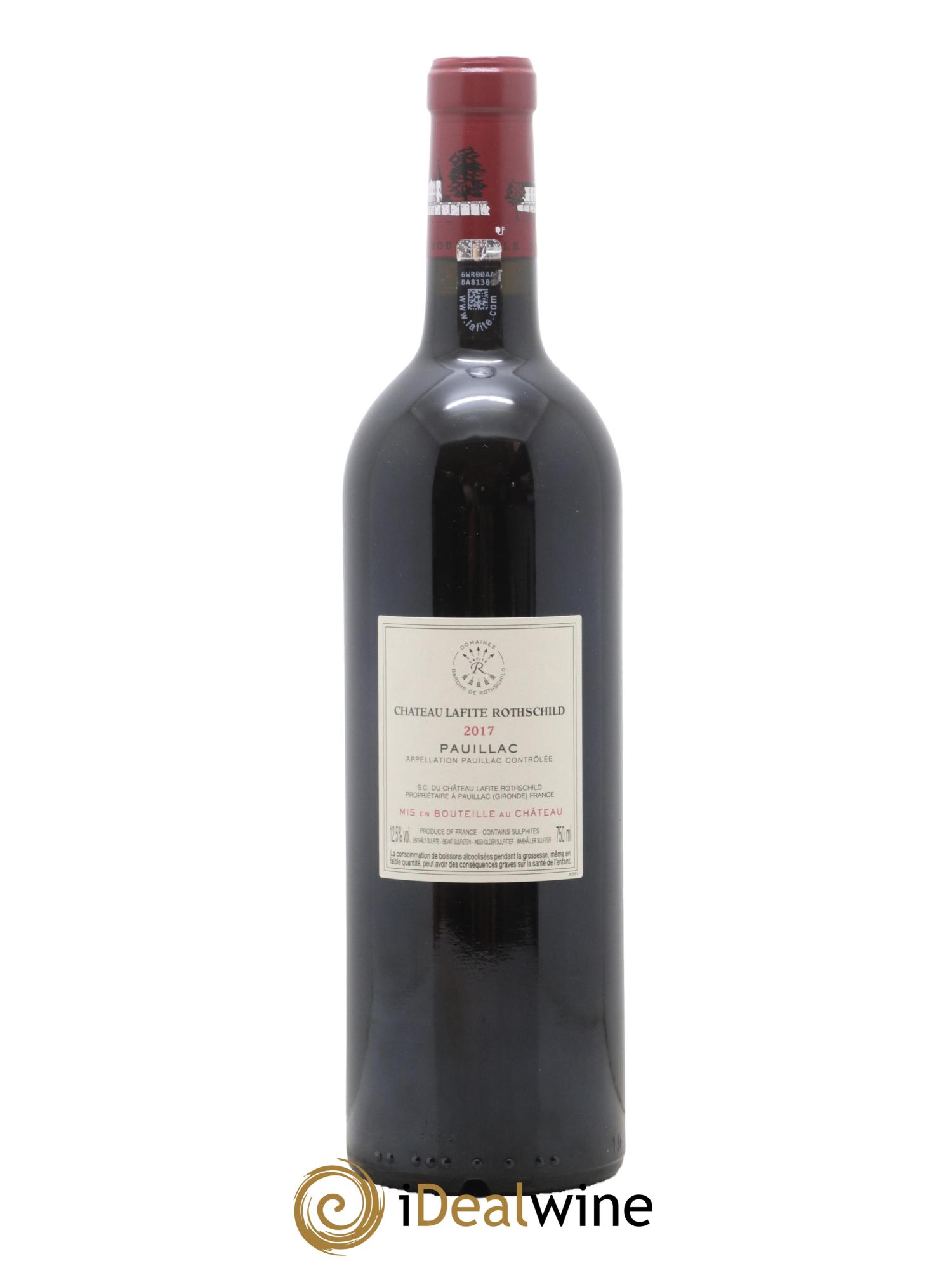 Château Lafite Rothschild 1er Grand Cru Classé 2017 - Lot de 1 bouteille - 1