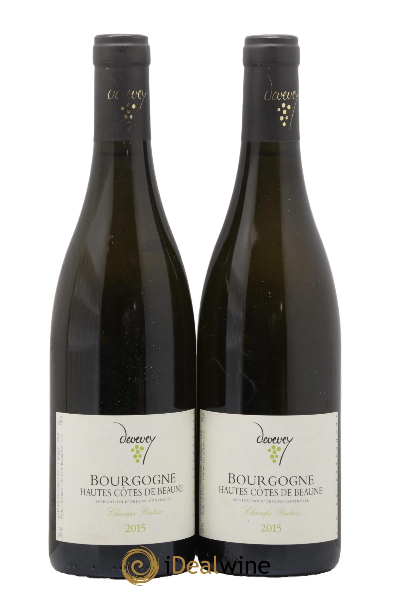 Hautes-Côtes de Beaune Les Champs Perdrix Jean-Yves Devevey (Domaine) 2015 - Lotto di 2 bottiglie - 0