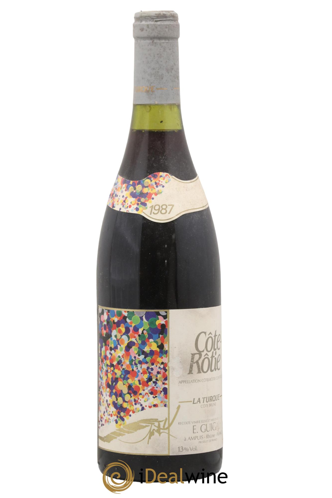 Côte-Rôtie La Turque Guigal 1987 - Lot de 1 bouteille - 0