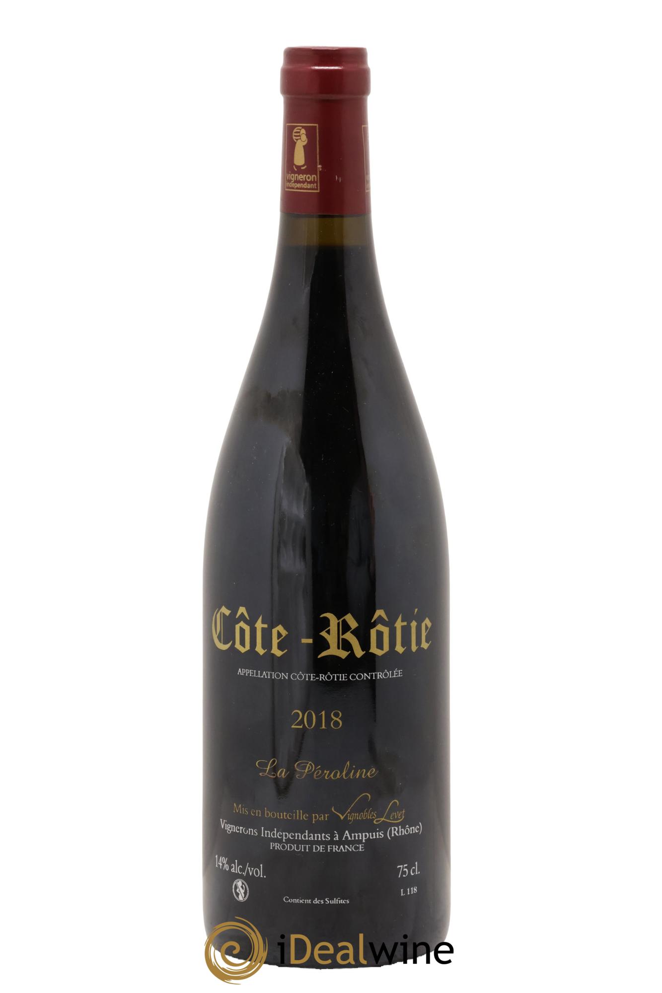 Côte-Rôtie La Péroline Vignobles Levet 2018 - Lot de 1 bouteille - 1