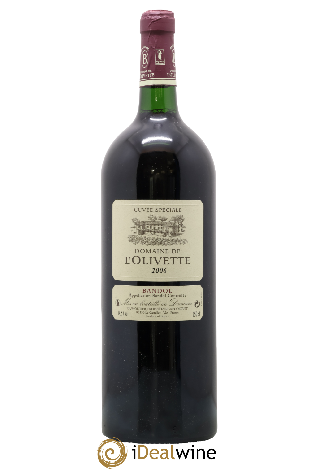 Bandol Domaine de l'Olivette 2006 - Lot of 1 magnum - 0