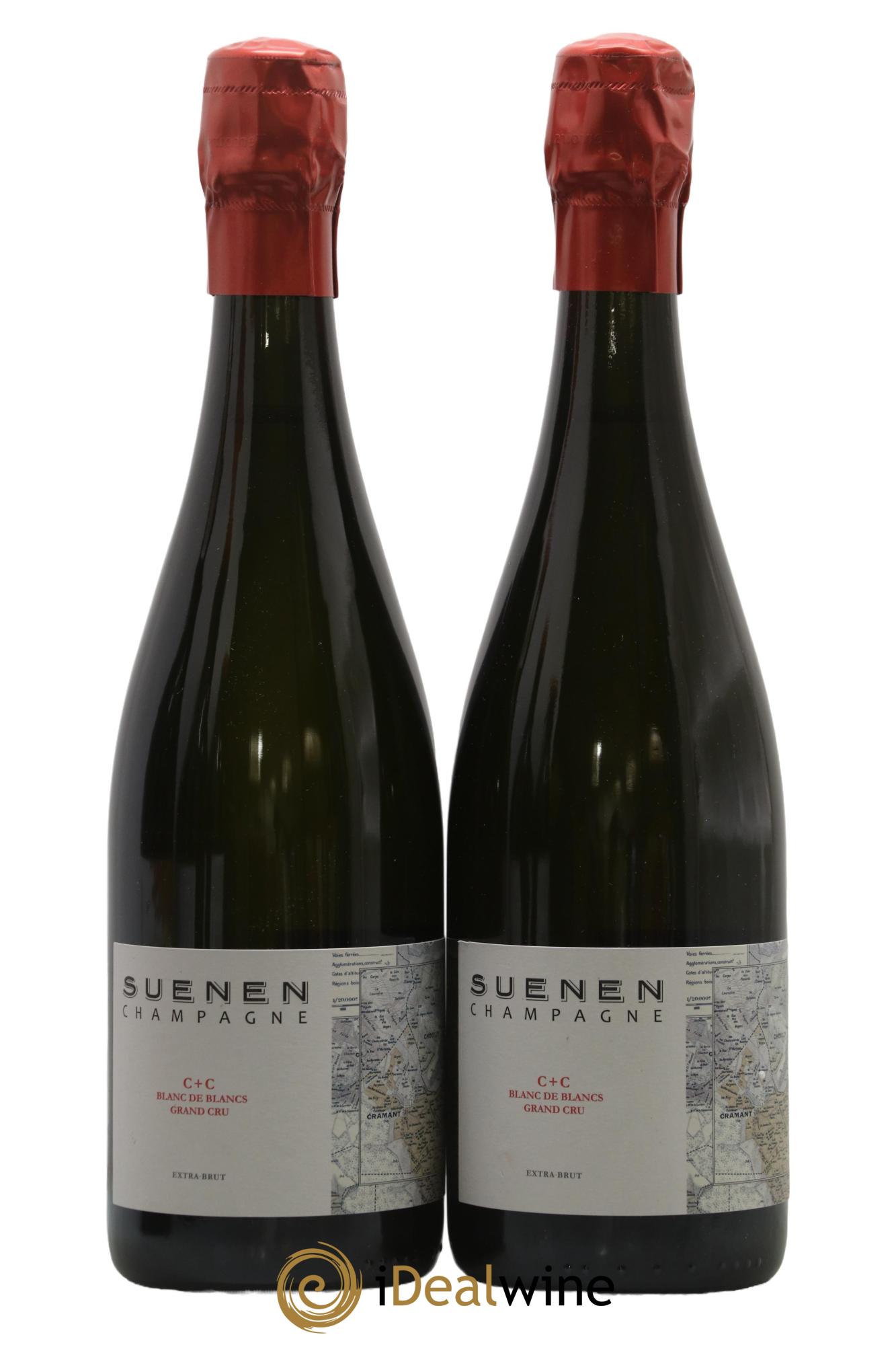 C C Blanc de Blancs Extra-Brut Suenen - Lot of 2 bottles - 0