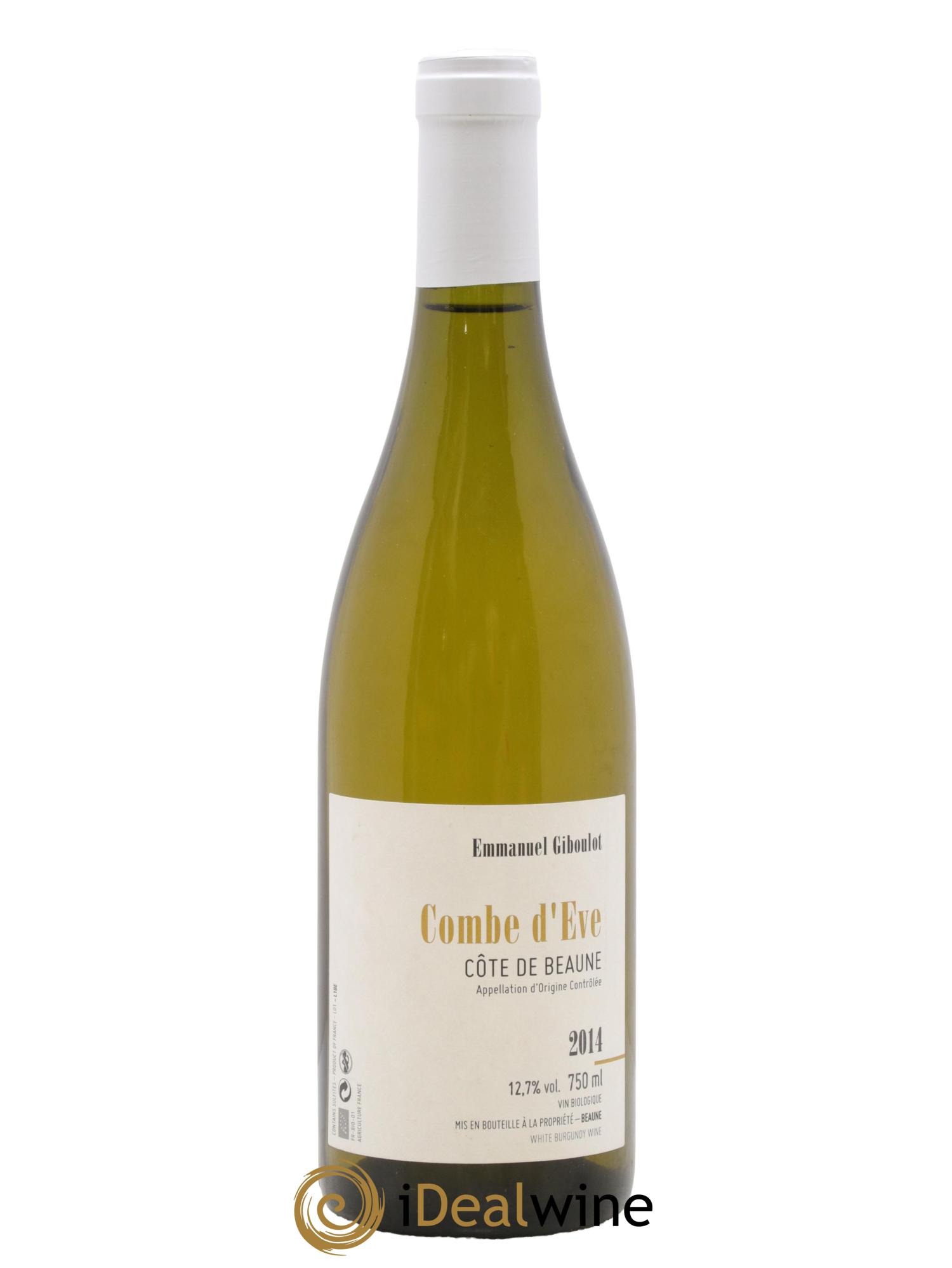 Côte de Beaune Combe d'Eve Emmanuel Giboulot (Domaine) 2014 - Posten von 1 Flasche - 0