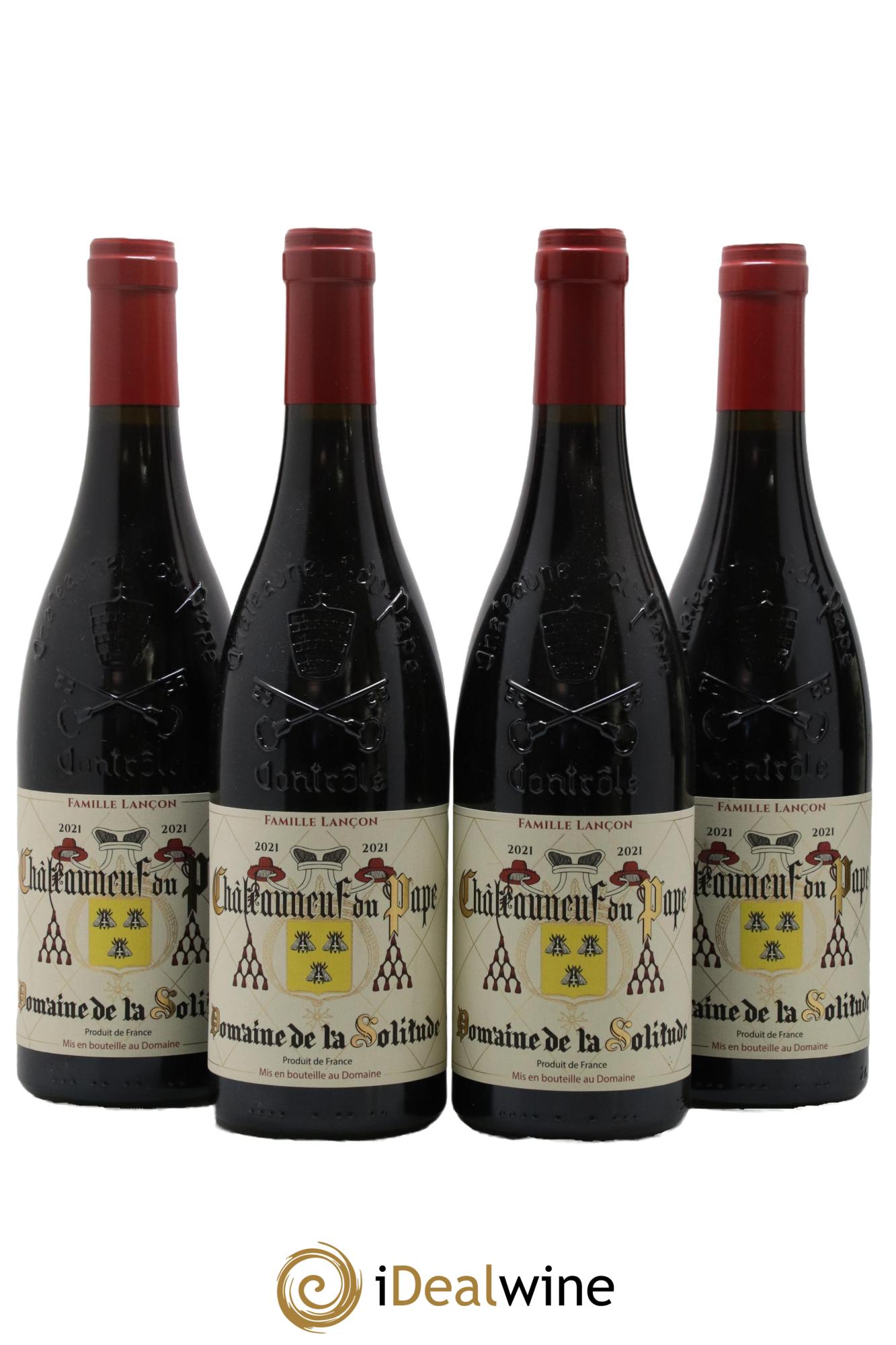 Châteauneuf-du-Pape Domaine de la Solitude 2021 - Lot of 4 bottles - 0