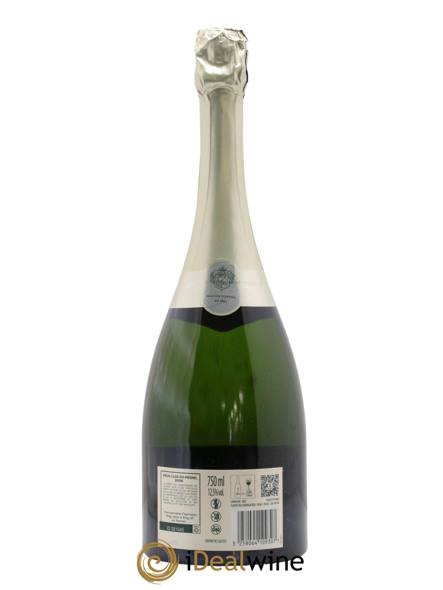 Clos du Mesnil Krug 2008 - Lotto di 1 bottiglia - 2