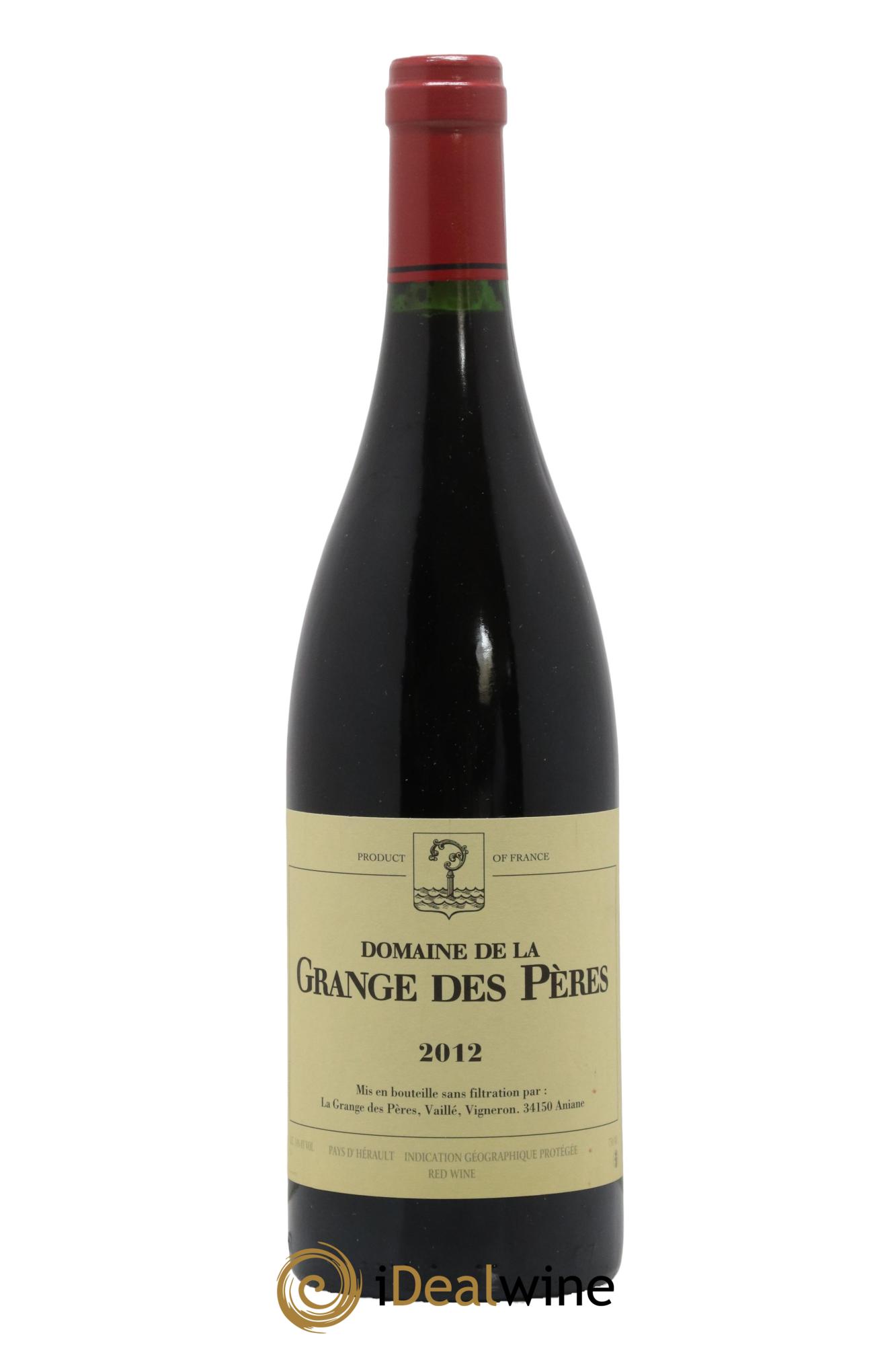 Pays d'Hérault Grange des Pères Laurent Vaillé 2012 - Lot de 1 bouteille - 0