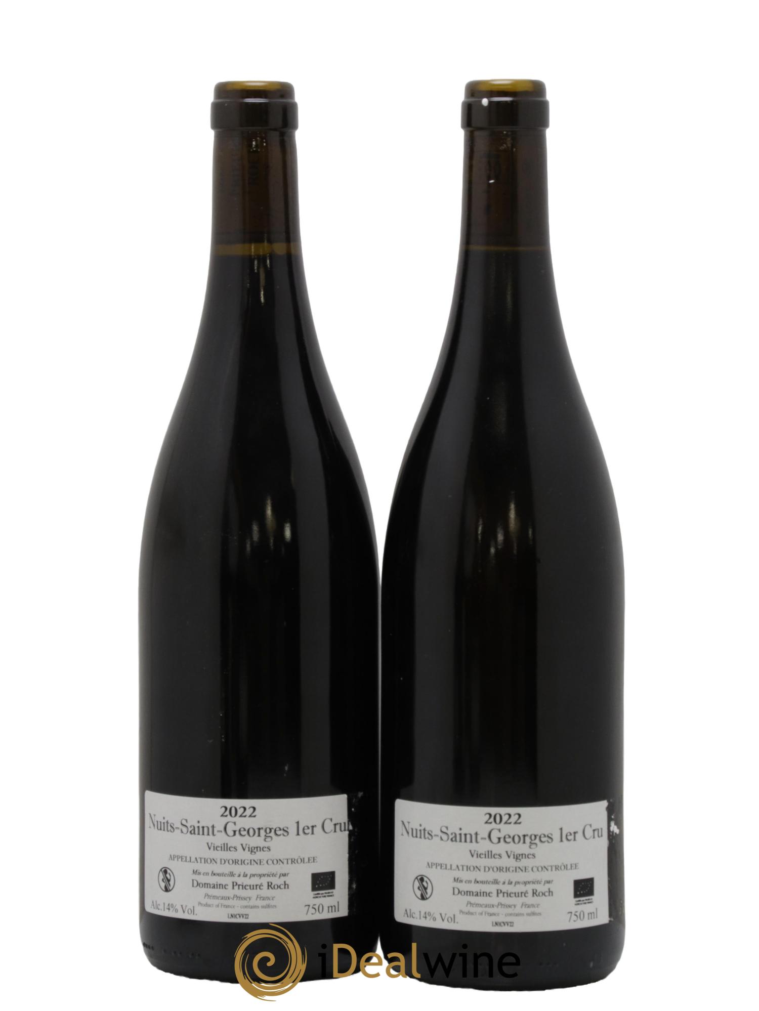 Nuits-Saint-Georges 1er Cru Vieilles Vignes Prieuré Roch 2022 - Lot of 2 bottles - 1