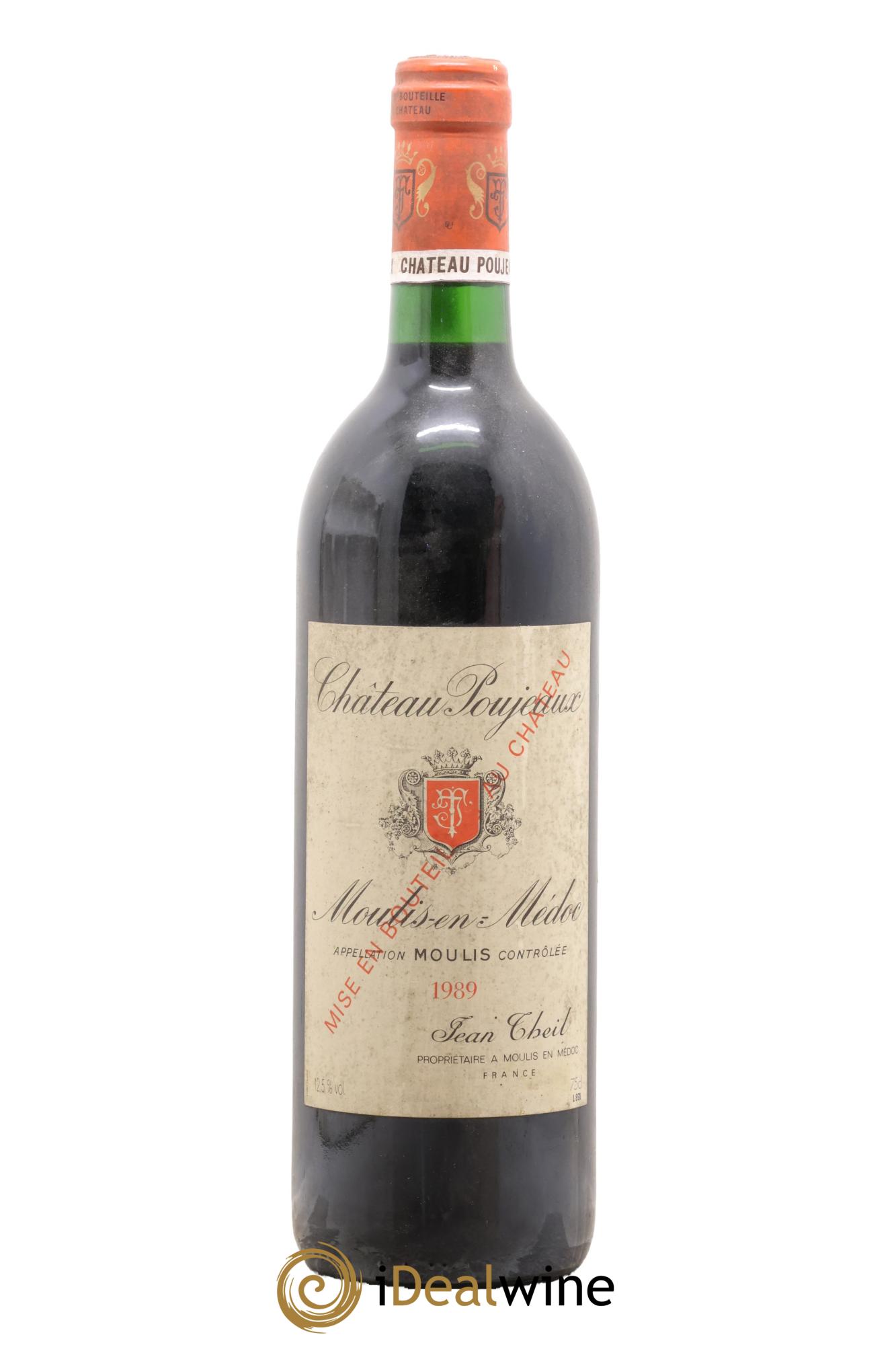 Château Poujeaux 1989 - Lot of 1 bottle - 0