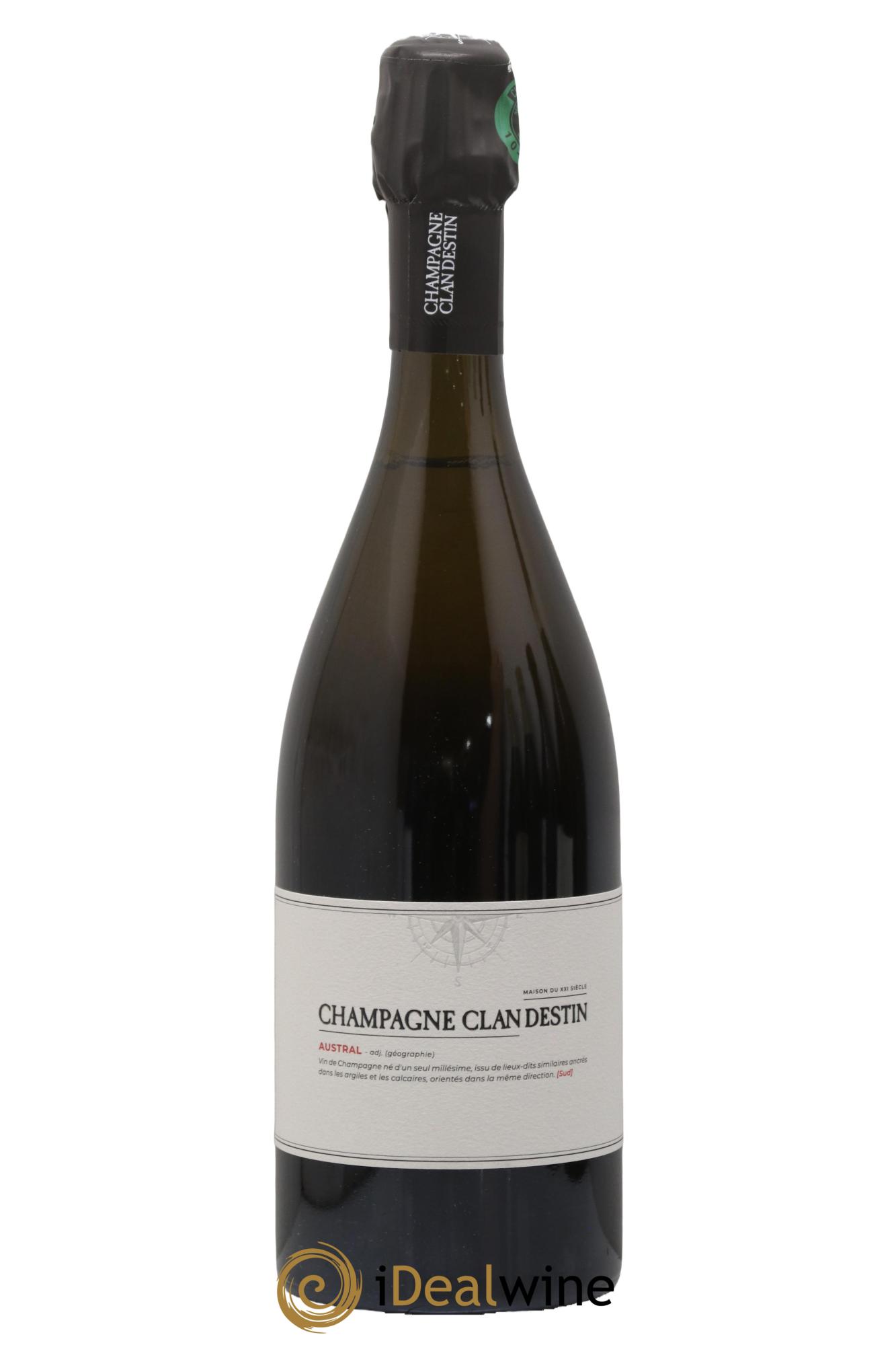 Austral R19 Brut Nature Clandestin - Posten von 1 Flasche - 0