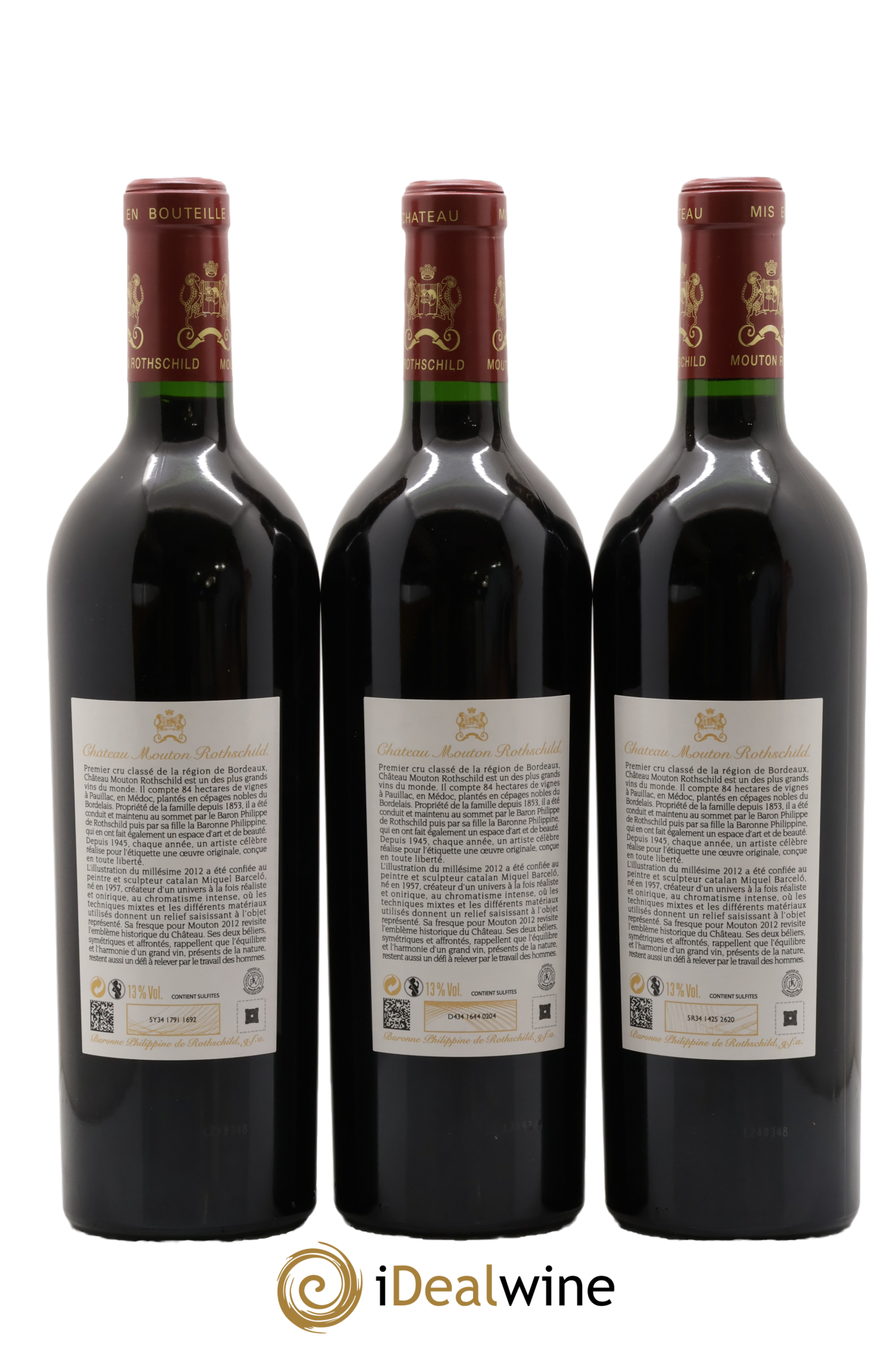 Château Mouton Rothschild 1er Grand Cru Classé 2012 - Lotto di 6 bottiglie - 2