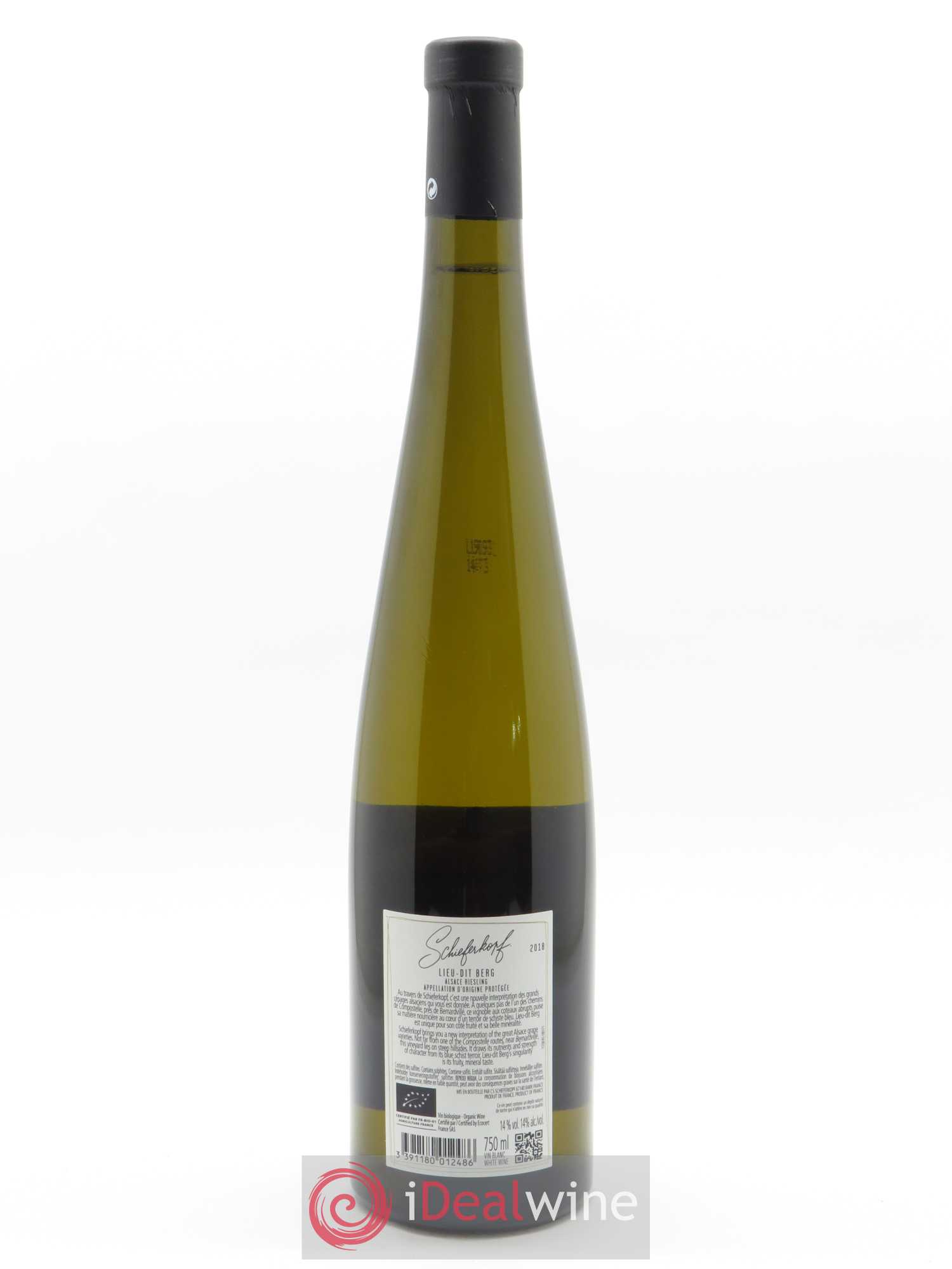Alsace Riesling Lieu-dit Berg Schieferkopf - Chapoutier 2018 - Lotto di 1 bottiglia - 1