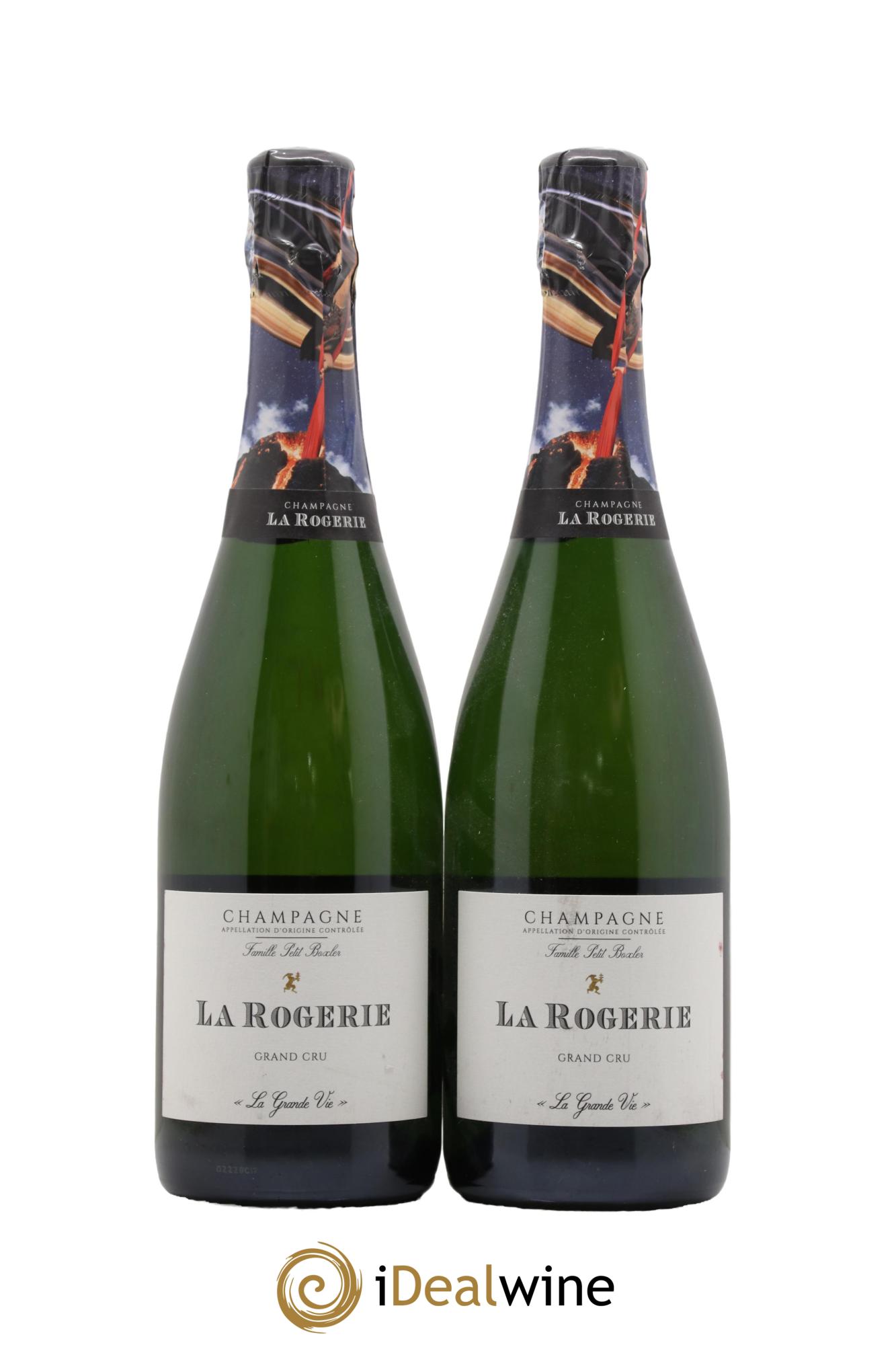 Champagne La Grande Vie La Rogerie - Lot de 2 bouteilles - 0