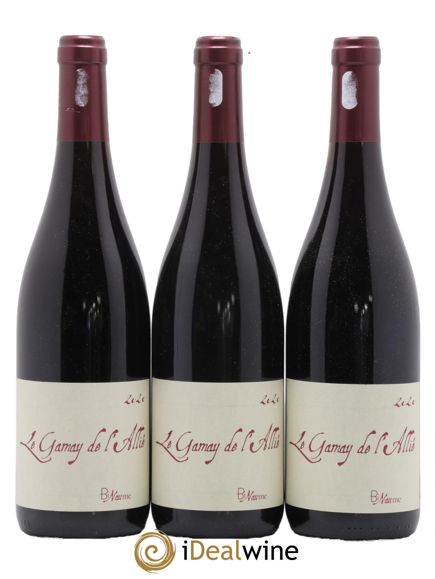 Vin de France Le Gamay de l'Allié Naudin-Ferrand (Domaine) 2020 - Lot de 3 bouteilles - 0