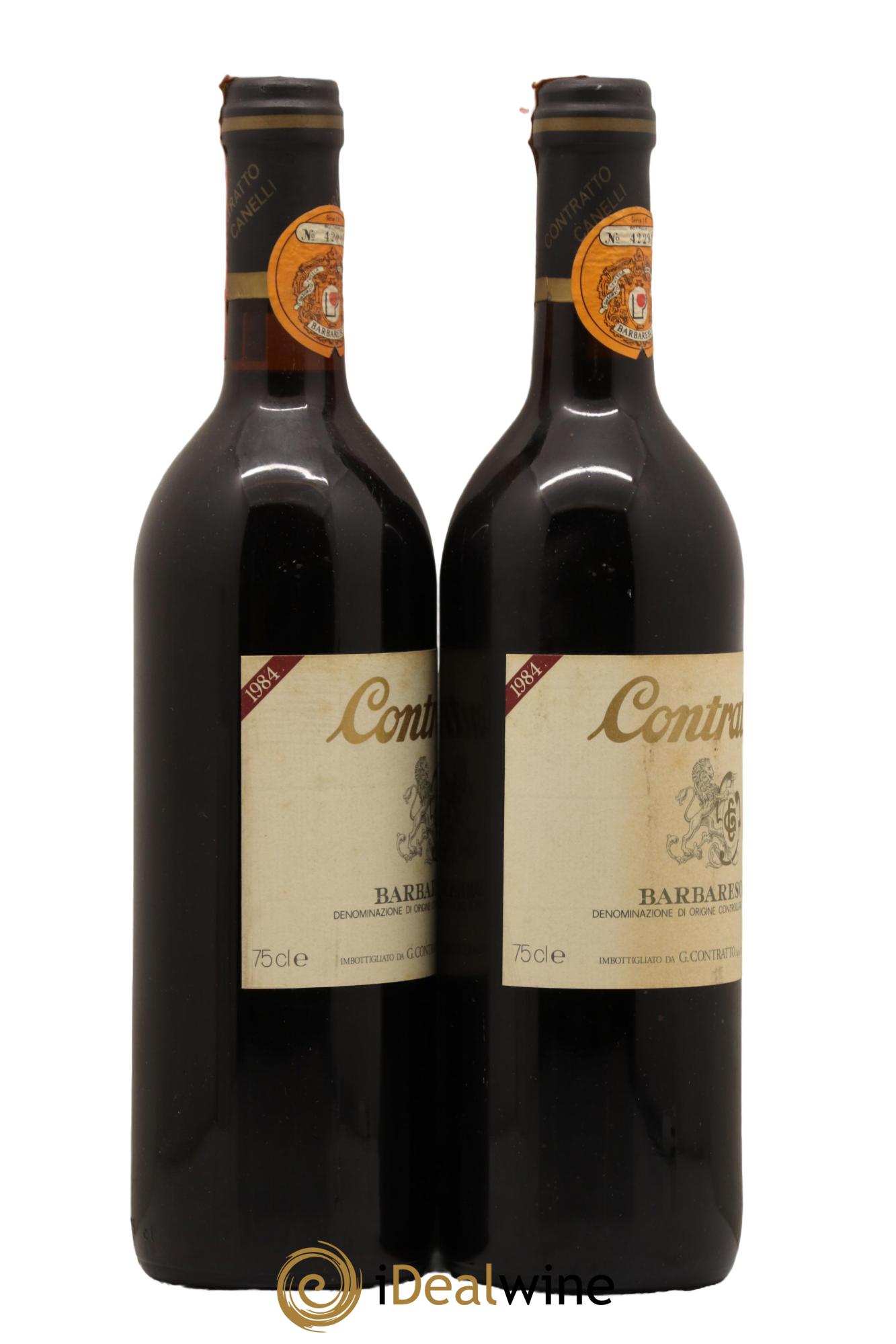 Barbaresco DOCG Contratto 1984 - Lot de 2 bouteilles - 1