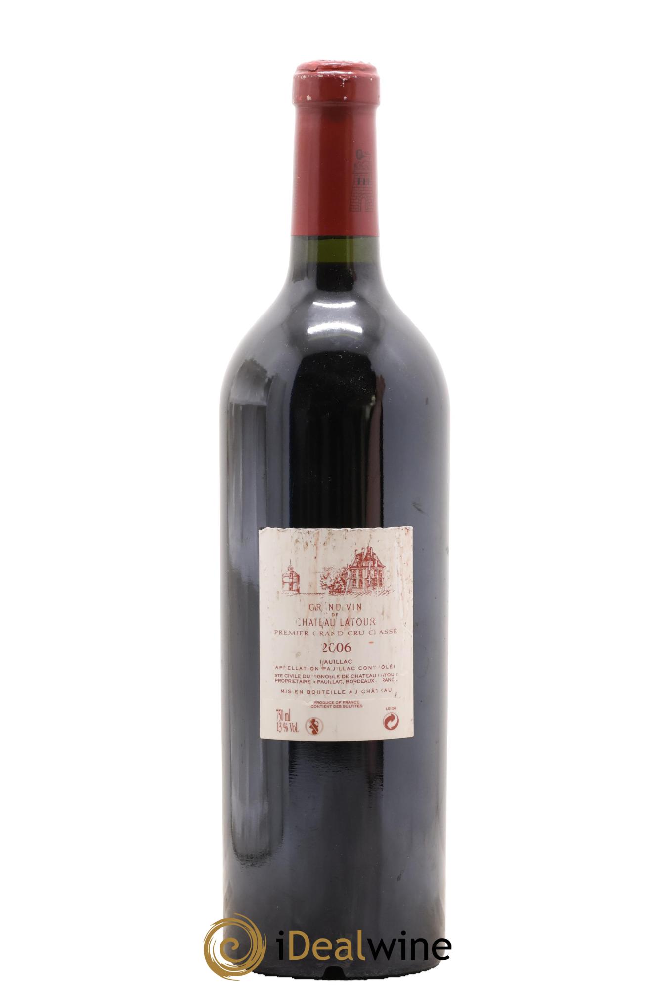 Château Latour 1er Grand Cru Classé 2006 - Lot de 1 bouteille - 1