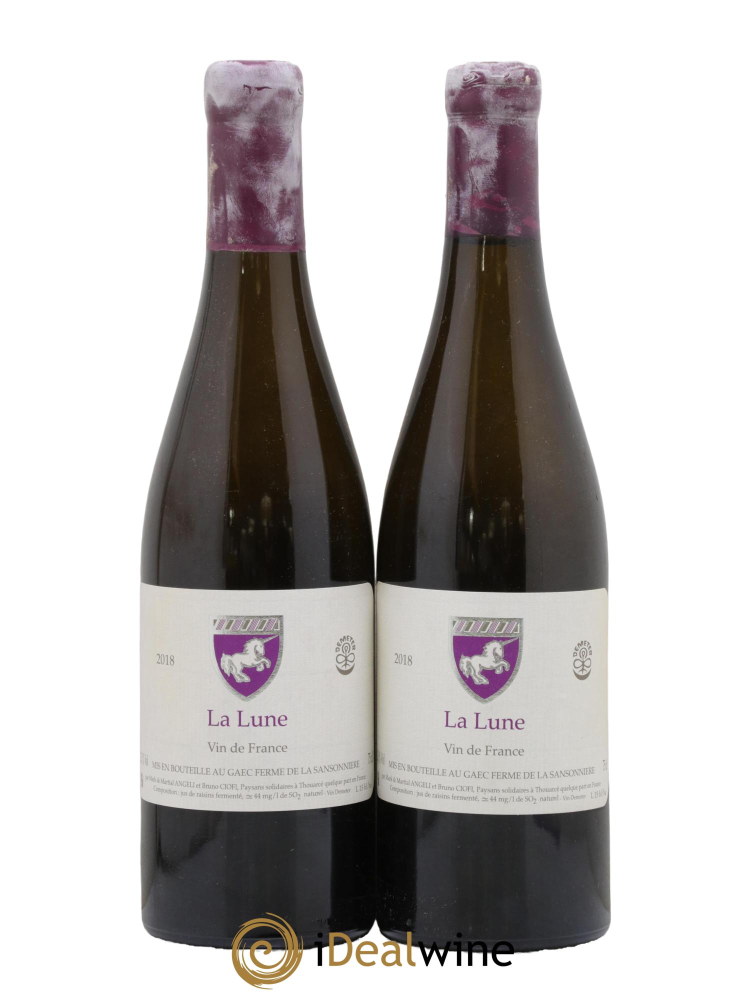Vin de France La Lune Mark Angeli (Domaine) - Ferme de la Sansonnière 2018 - Lot of 2 bottles - 0