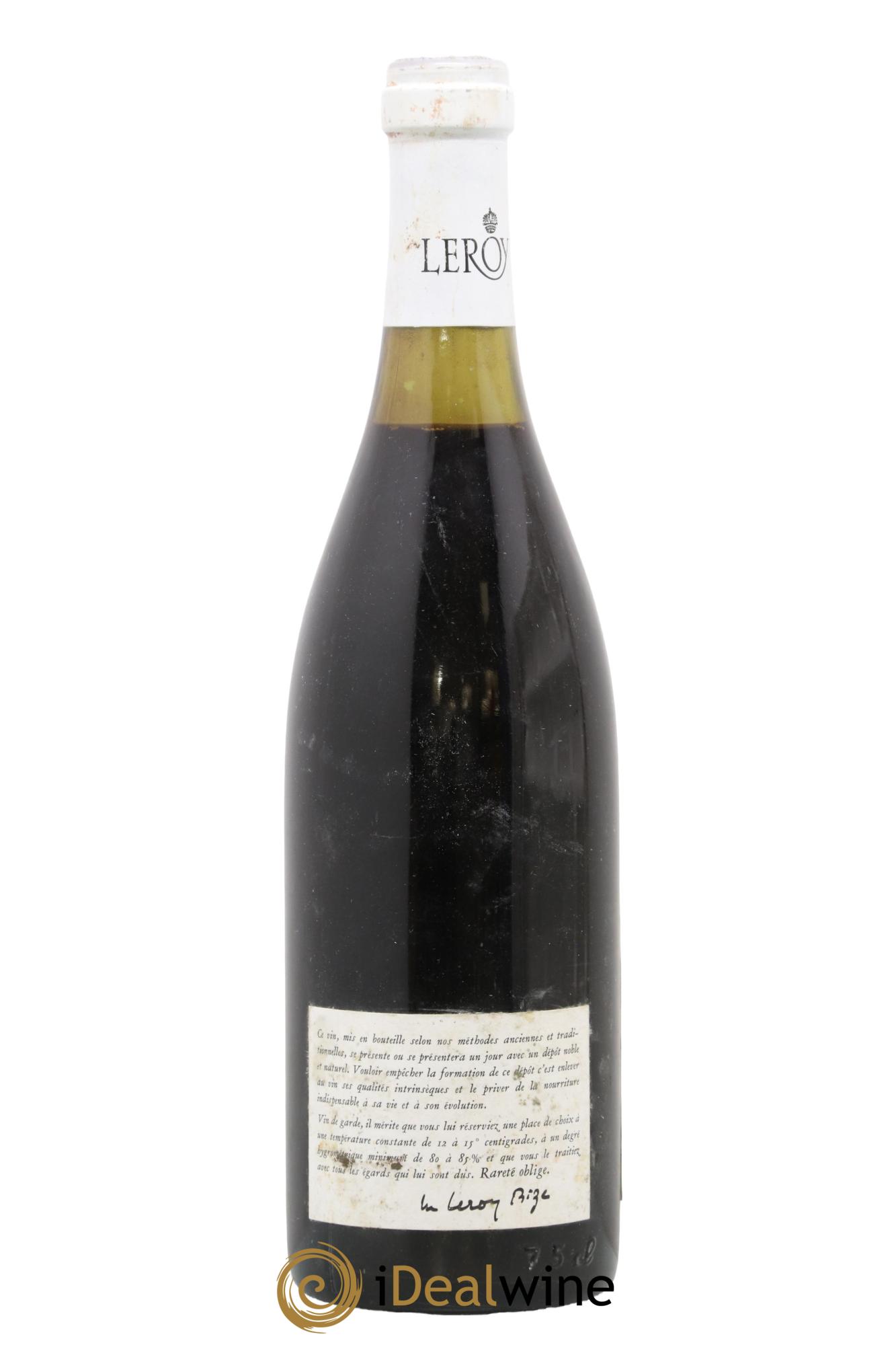 Clos Saint-Denis Grand Cru Leroy SA 1971 - Lot de 1 bouteille - 1