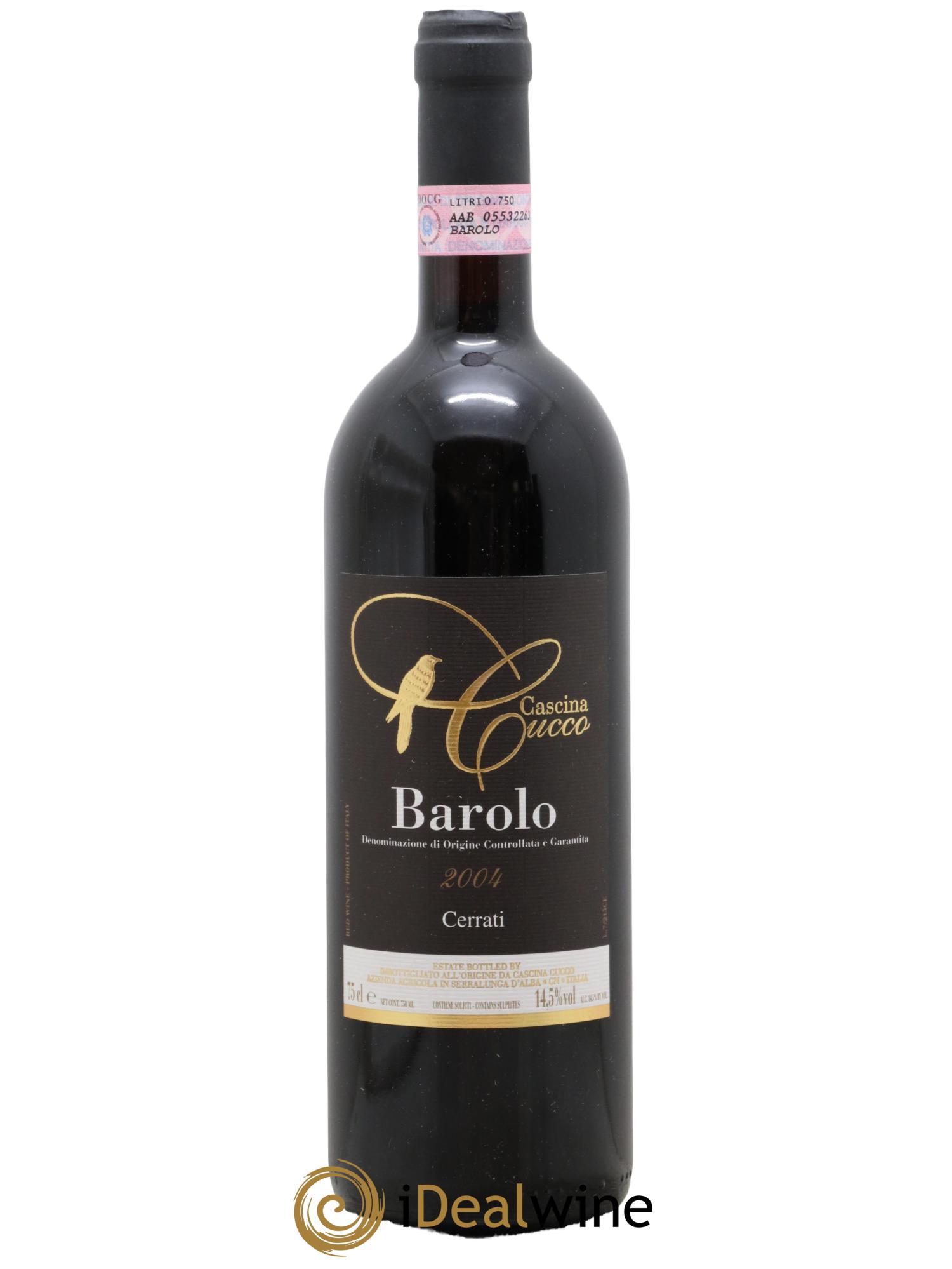 Barolo Cerrati Cascina Cucco 2004 - Lot de 1 bouteille - 0