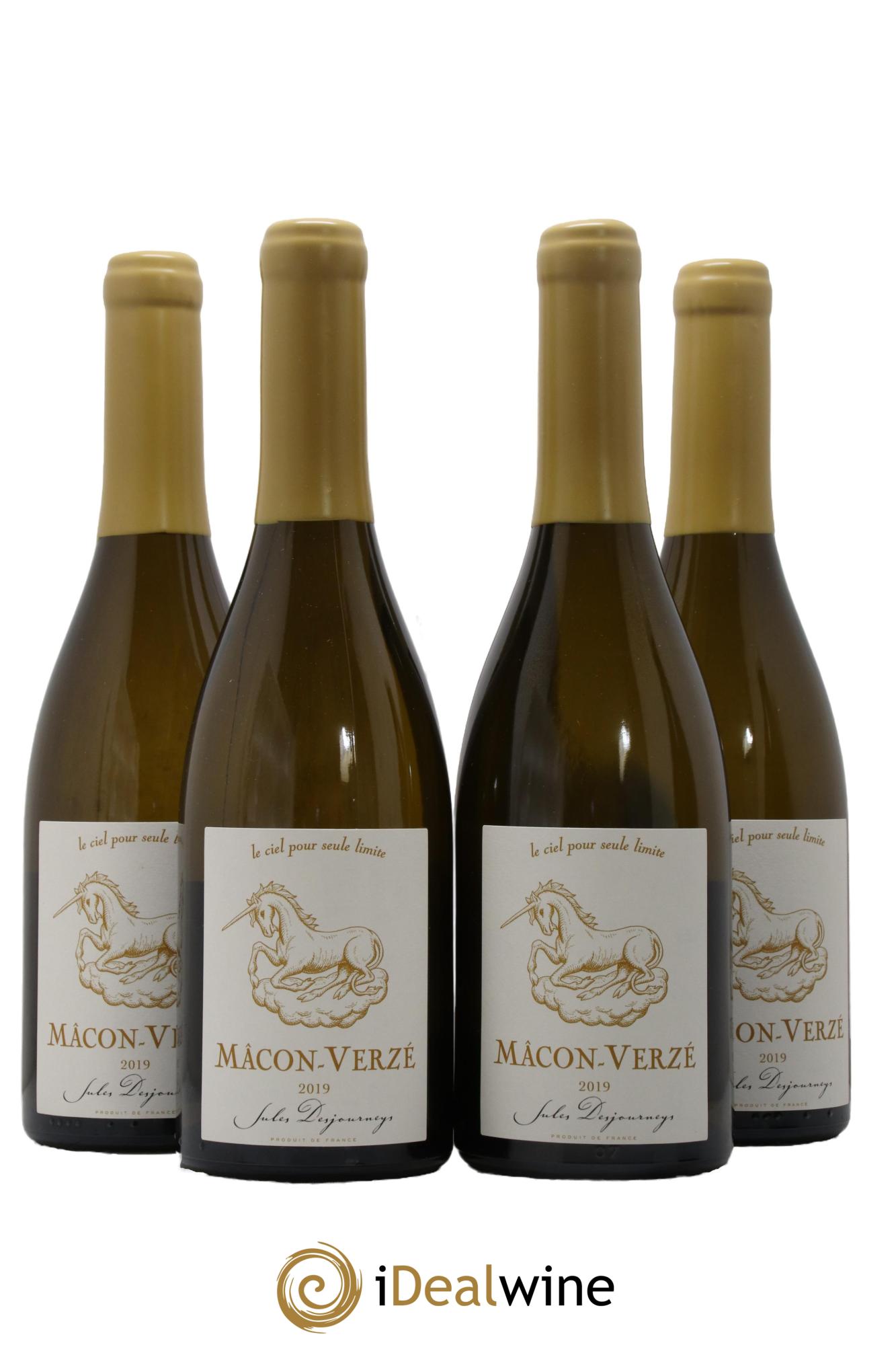 Mâcon-Verzé Jules Desjourneys 2019 - Lot de 4 bouteilles - 0