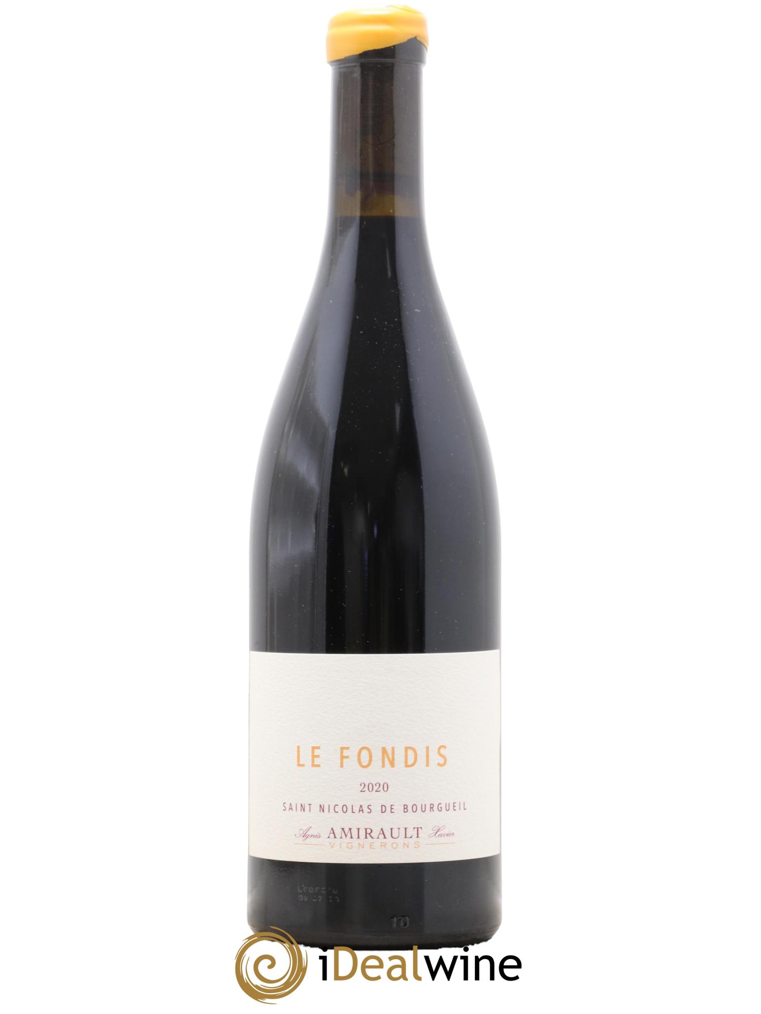 Saint-Nicolas de Bourgueil Le Fondis Agnès et Xavier Amirault 2020 - Lot de 1 bouteille - 0