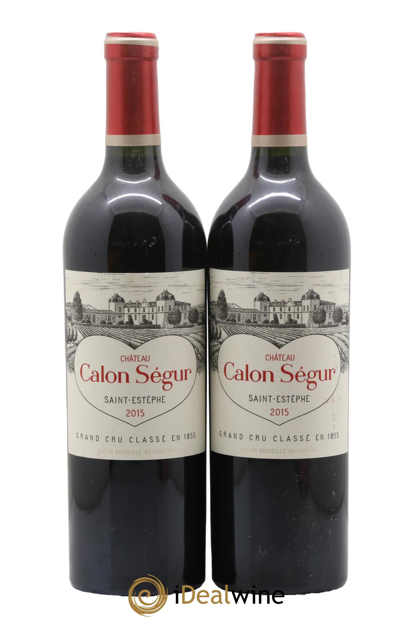 Château Calon Ségur 3ème Grand Cru Classé 2015 - Lotto di 2 bottiglie - 0