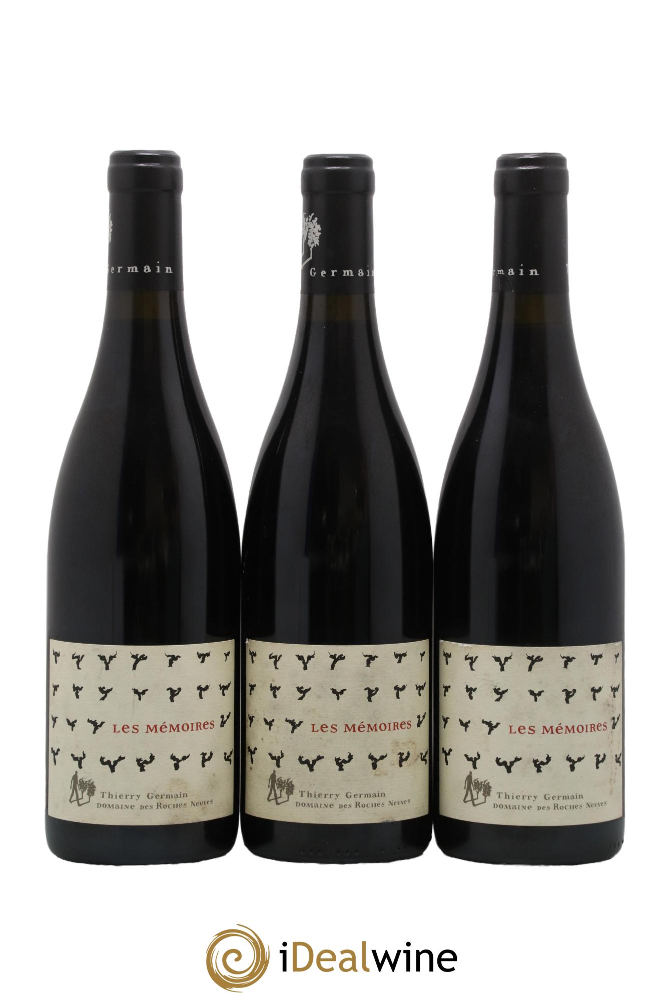 Saumur-Champigny Les Mémoires Domaine des Roches Neuves - Thierry Germain 2016 - Lot de 3 bouteilles - 0