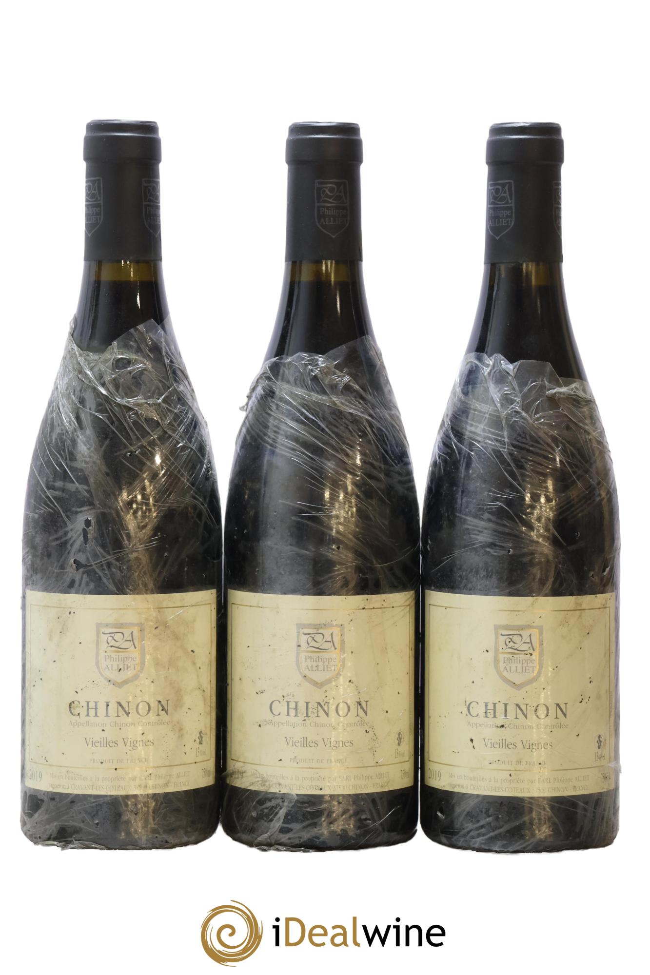 Chinon Vieilles Vignes Philippe Alliet 2019 - Lot de 3 bouteilles - 0