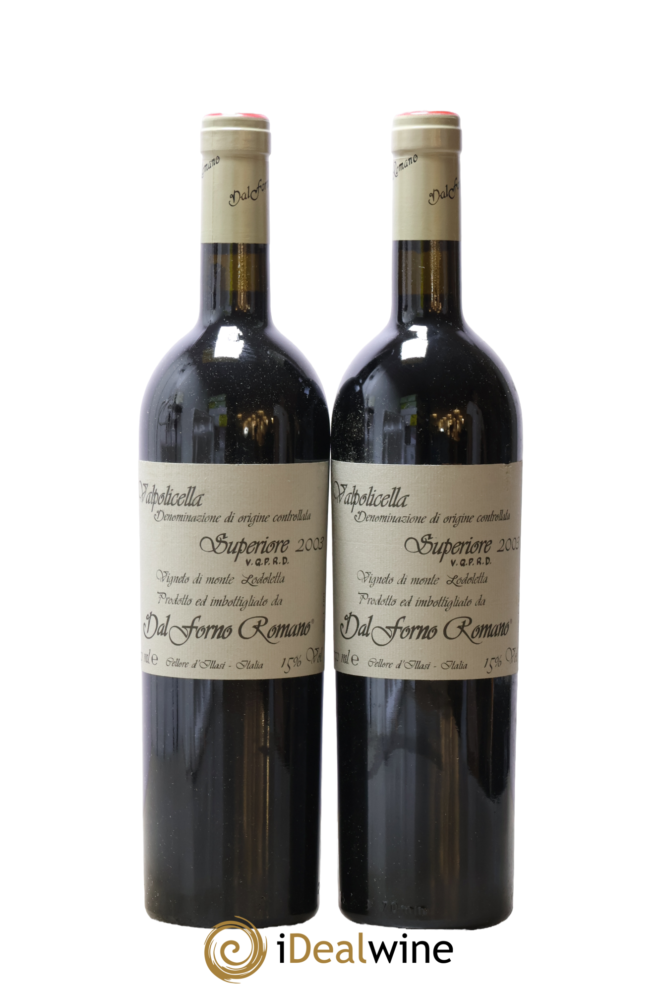 Valpolicella Superiore DOC Monte Lodoletta Dal Forno Romano 2003 - Lot de 2 bouteilles - 0