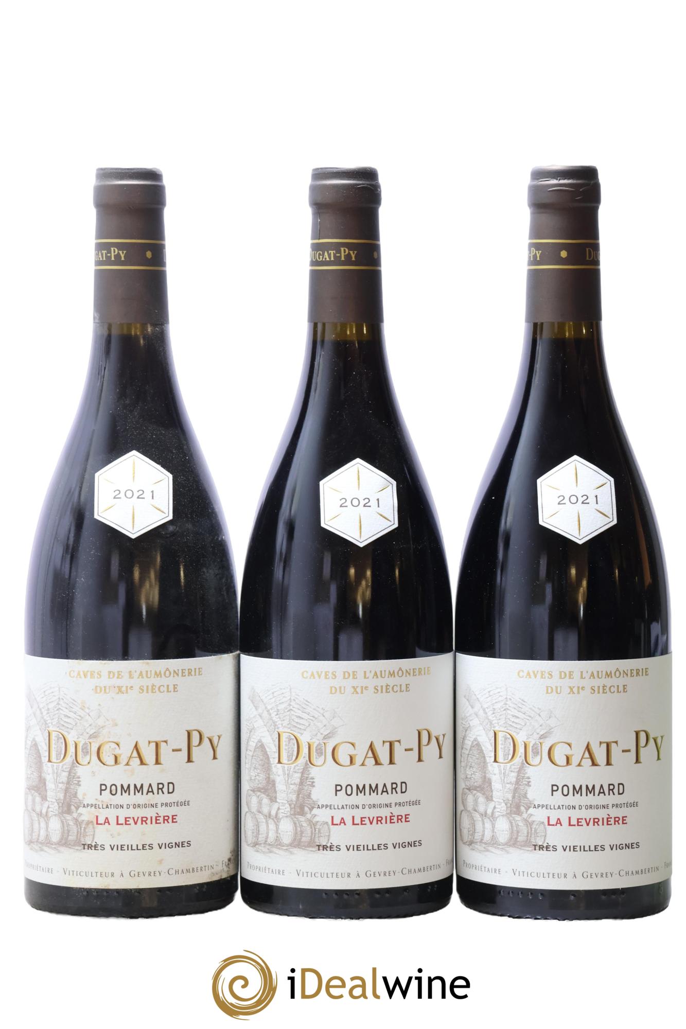 Pommard La Levrière Vieilles Vignes Dugat-Py 2021 - Lot de 3 bouteilles - 0