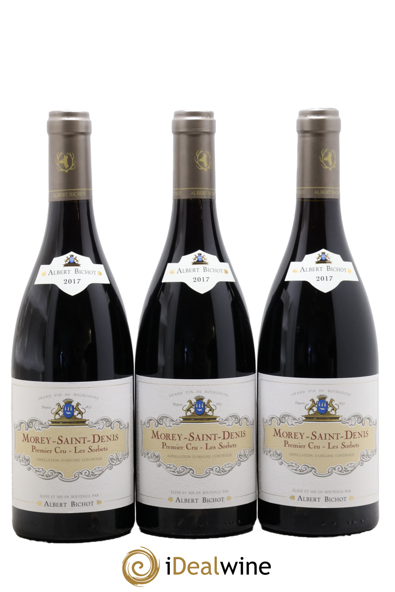 Morey-Saint-Denis 1er Cru Les Sorbets Albert Bichot 2017 - Lot de 3 bouteilles - 0