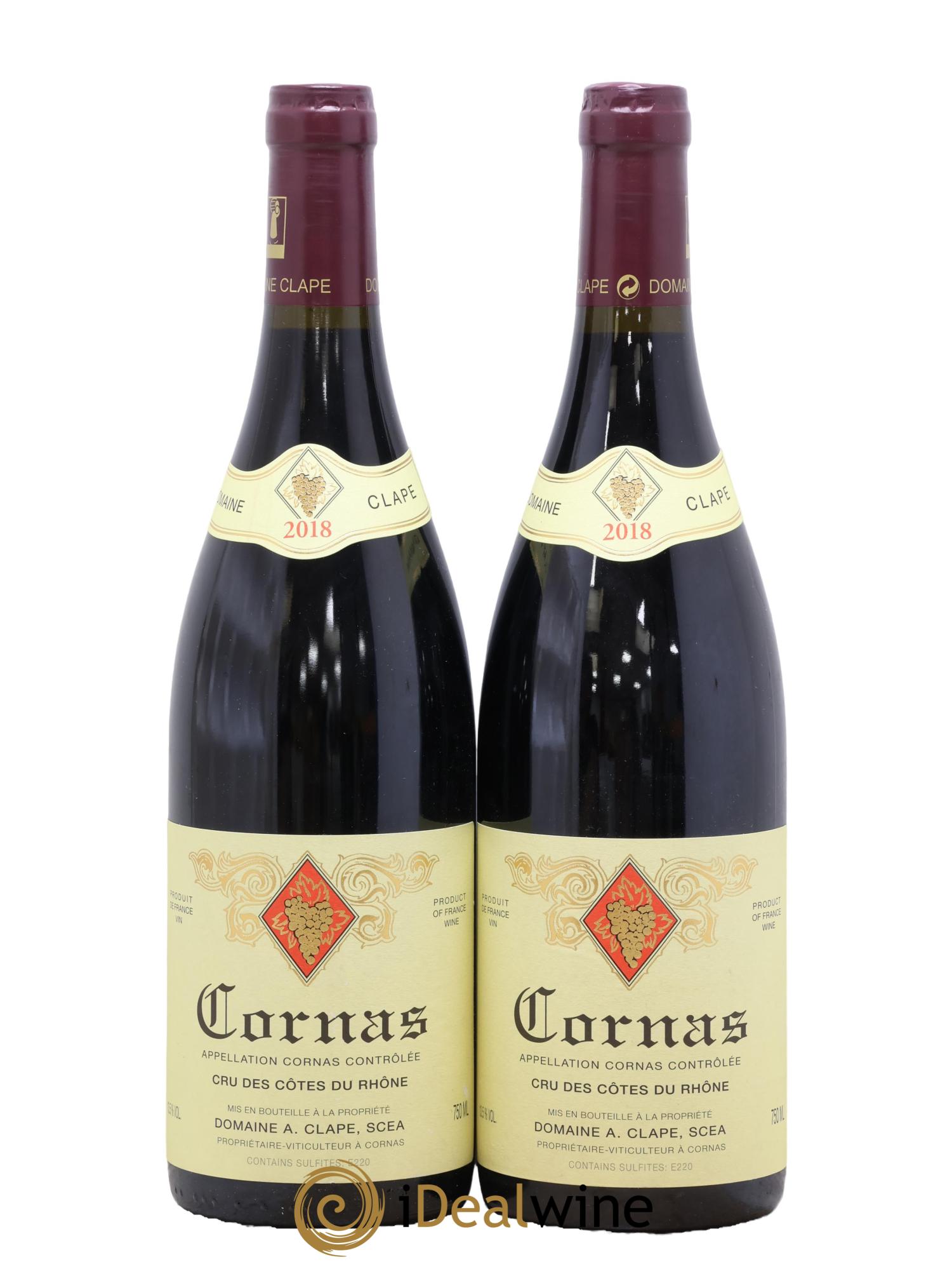Cornas Auguste Clape 2018 - Posten von 2 Flaschen - 0