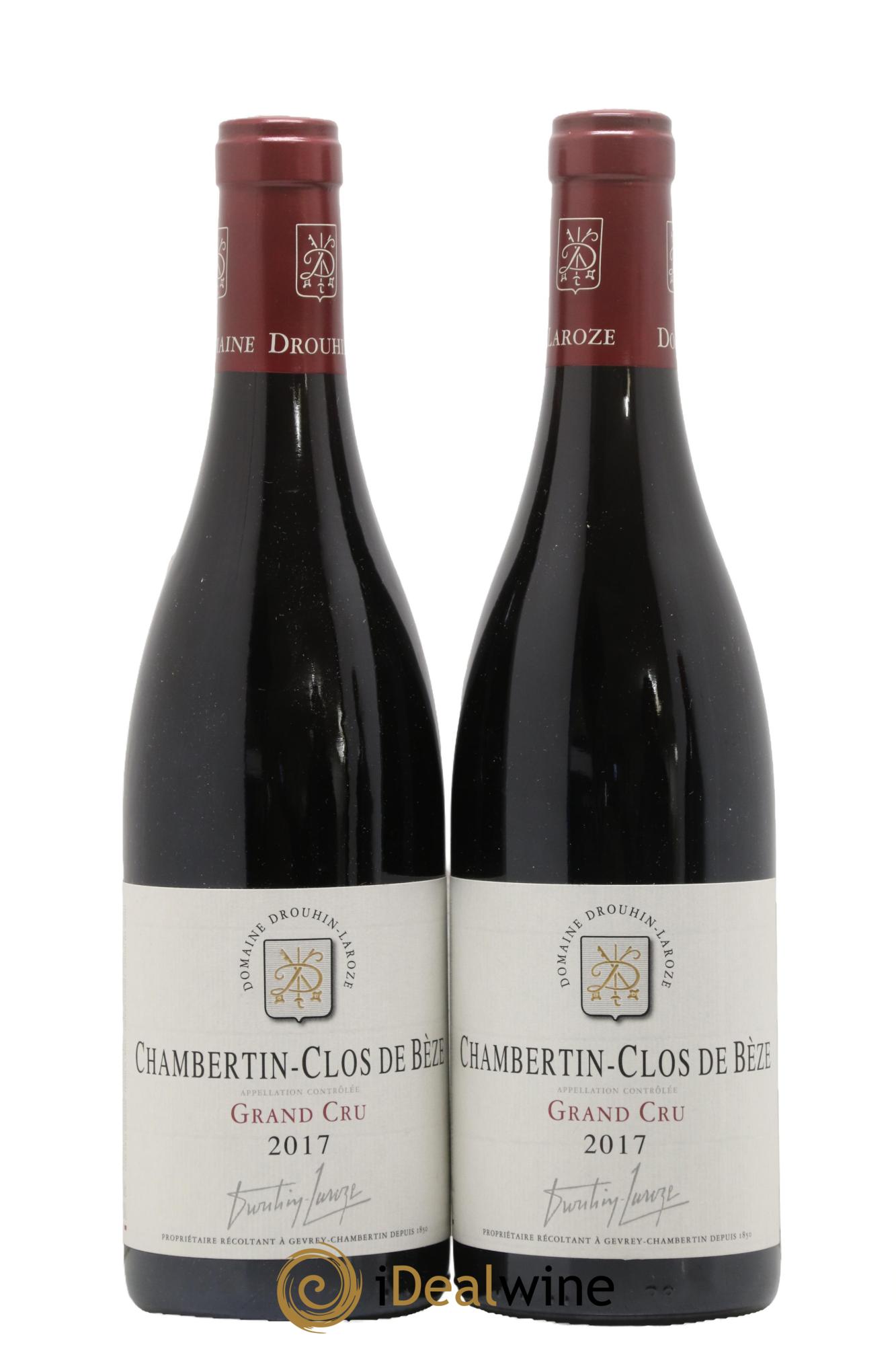Chambertin Clos de Bèze Grand Cru Domaine Drouhin-Laroze 2017 - Lot de 2 bouteilles - 0