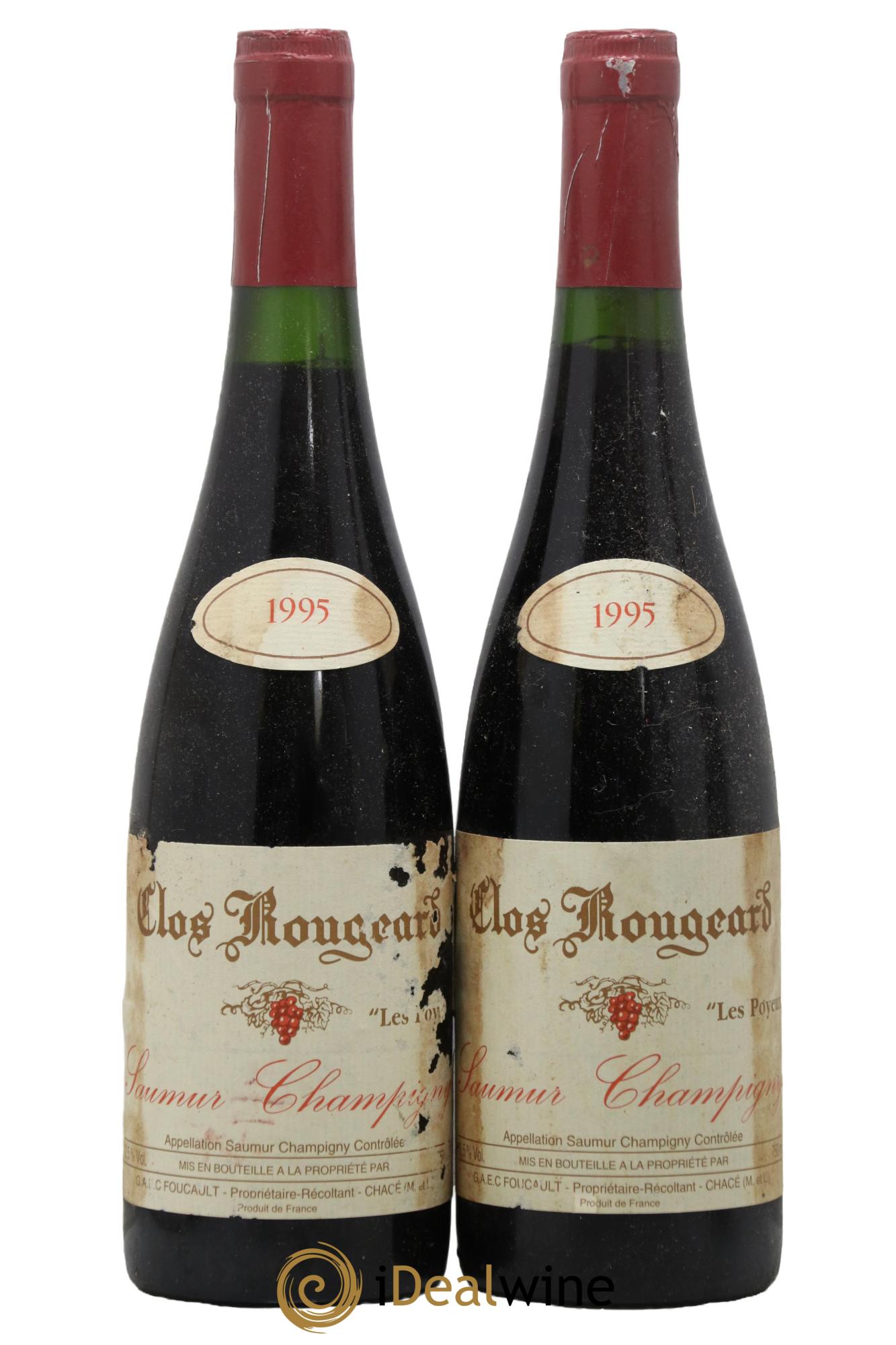 Saumur-Champigny Les Poyeux Clos Rougeard 1995 - Lot of 2 bottles - 0