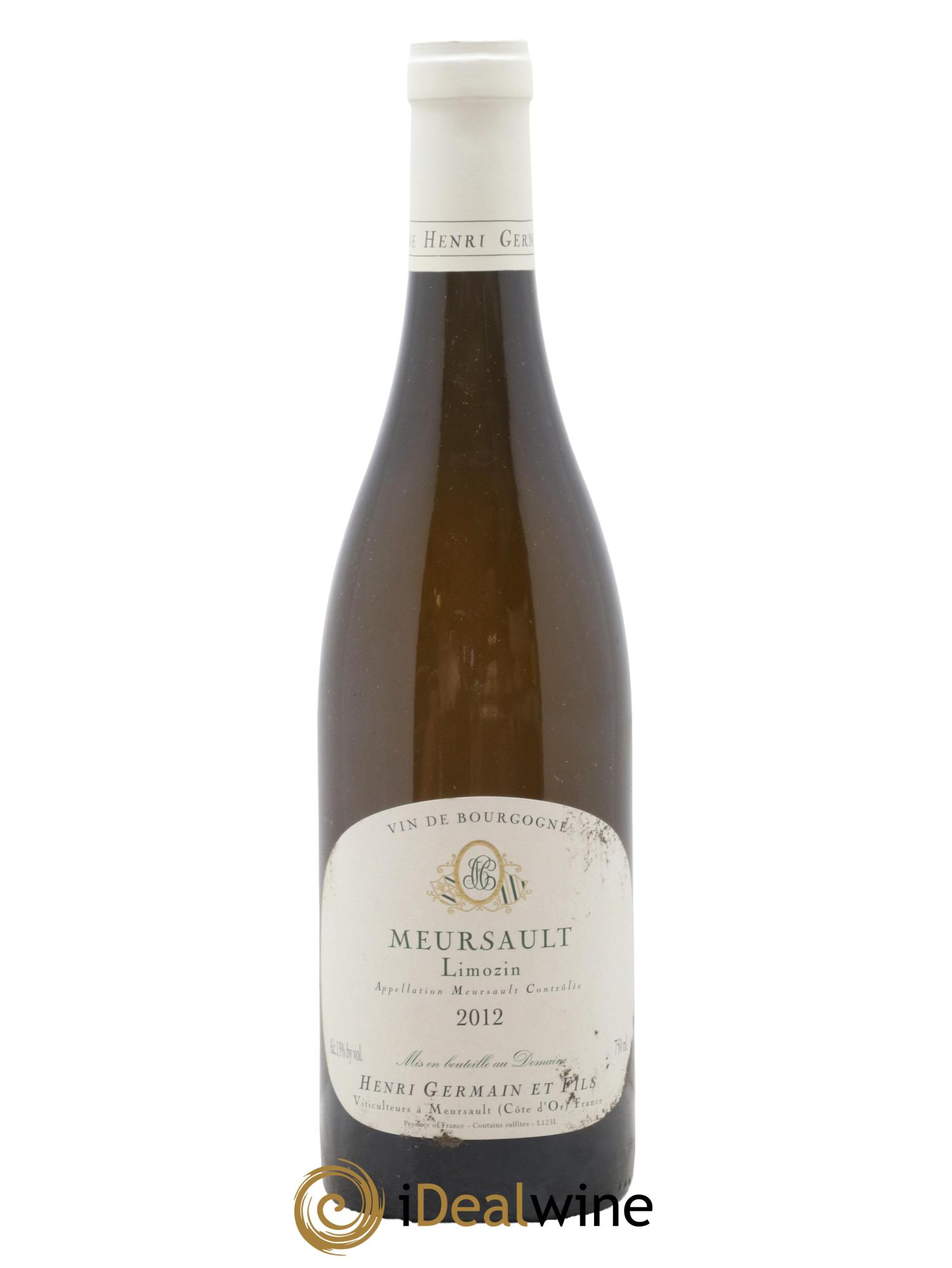 Meursault Limozin Henri Germain 2012 - Lot de 1 bouteille - 0