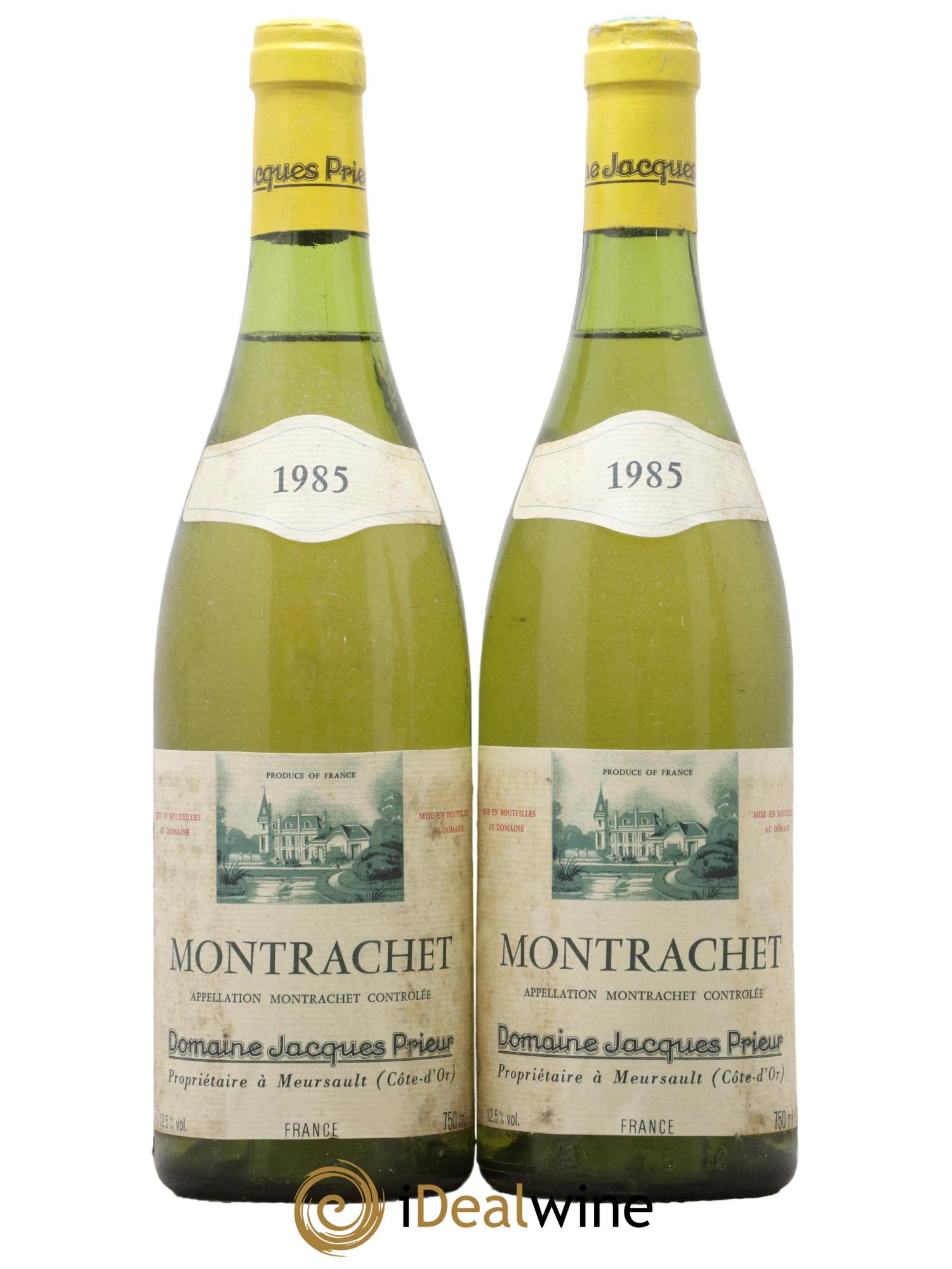Montrachet Grand Cru Jacques Prieur (Domaine) 1985 - Lot de 2 bouteilles - 0