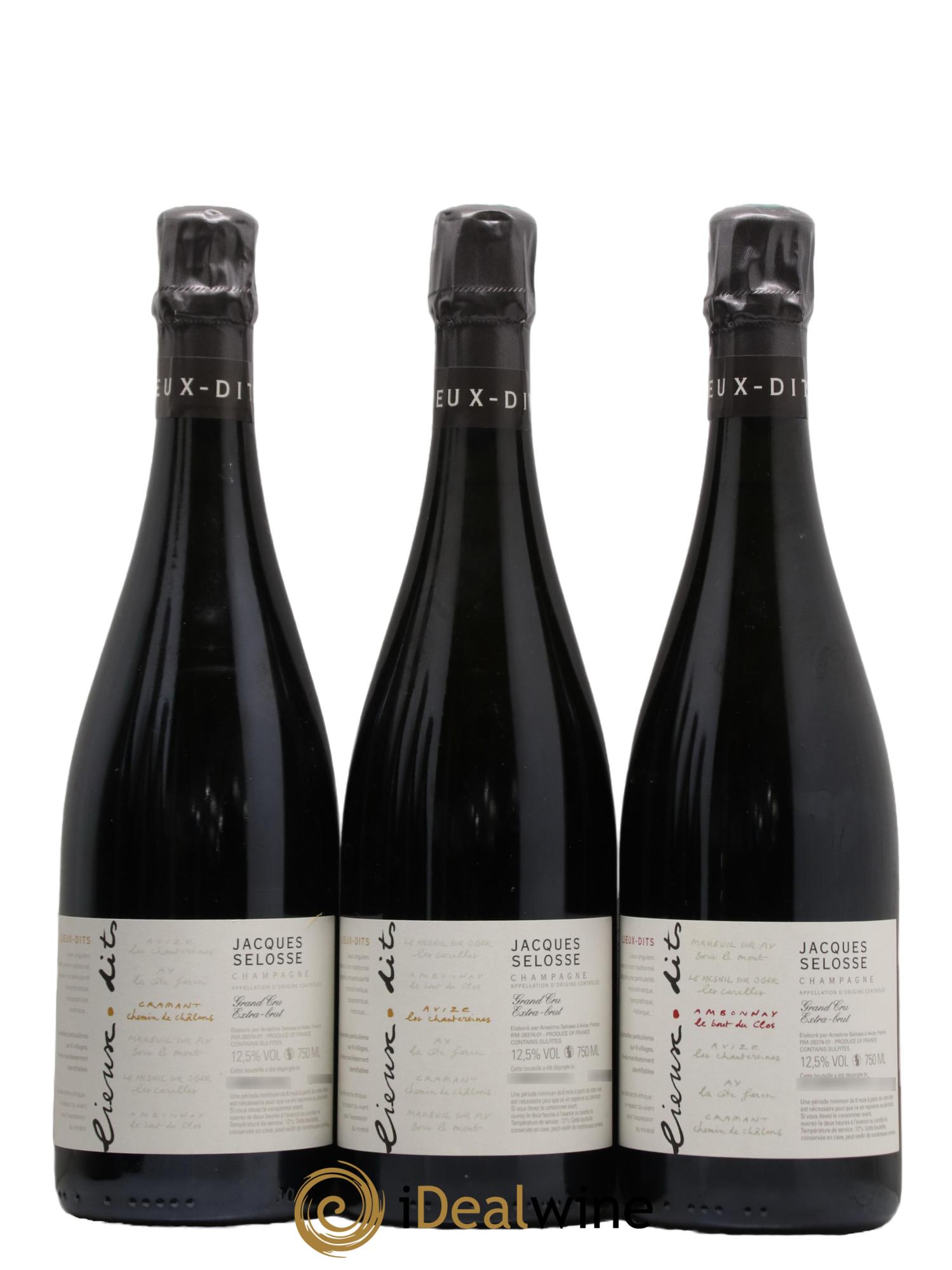 Caisse Collection Lieux-dits Jacques Selosse Caisse Selosse Collection Grand Cru Jacques Selosse - Lot de 6 bouteilles - 1