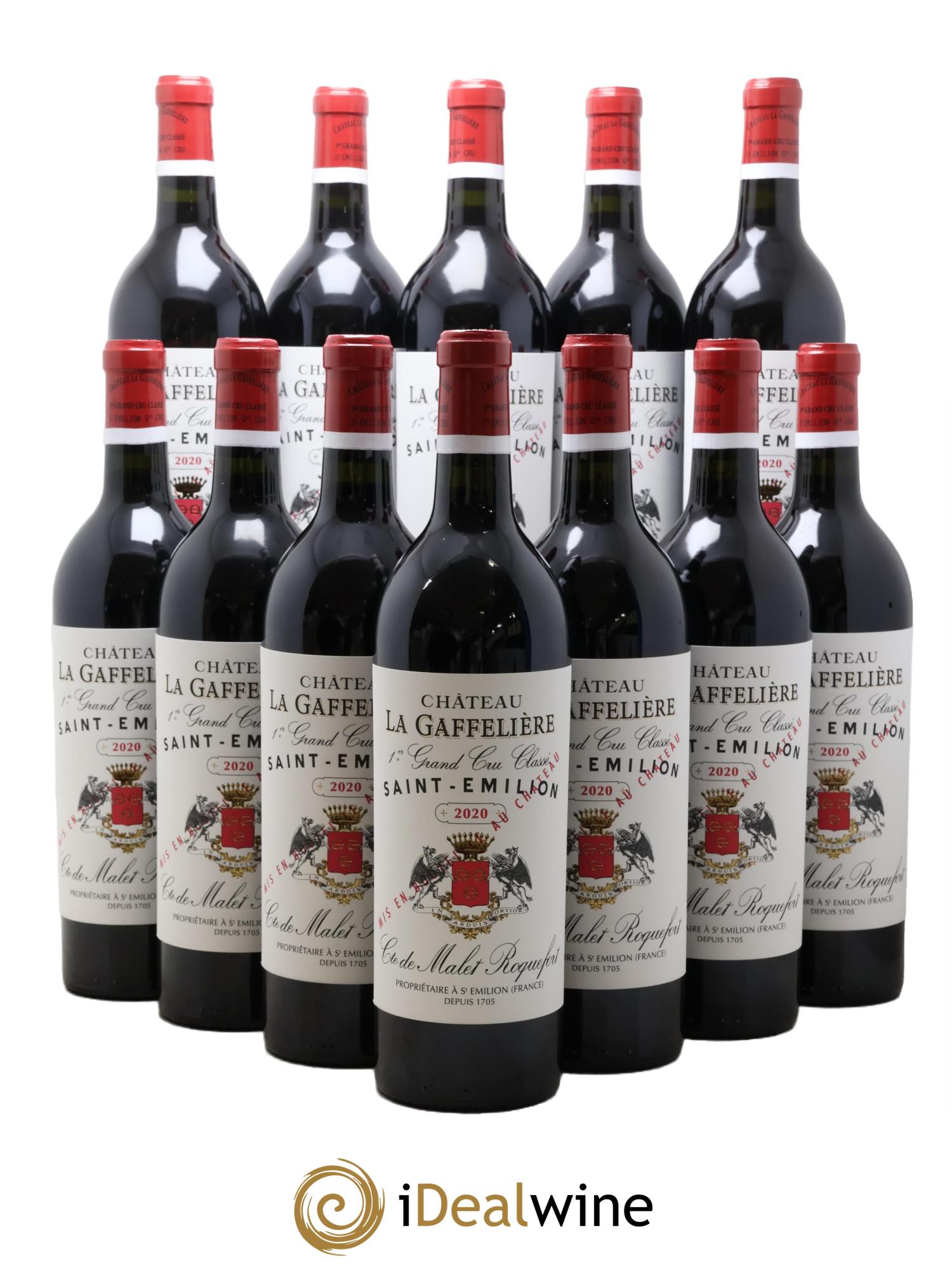 Château la Gaffelière 1er Grand Cru Classé B 2020 - Lotto di 12 bottiglie - 0