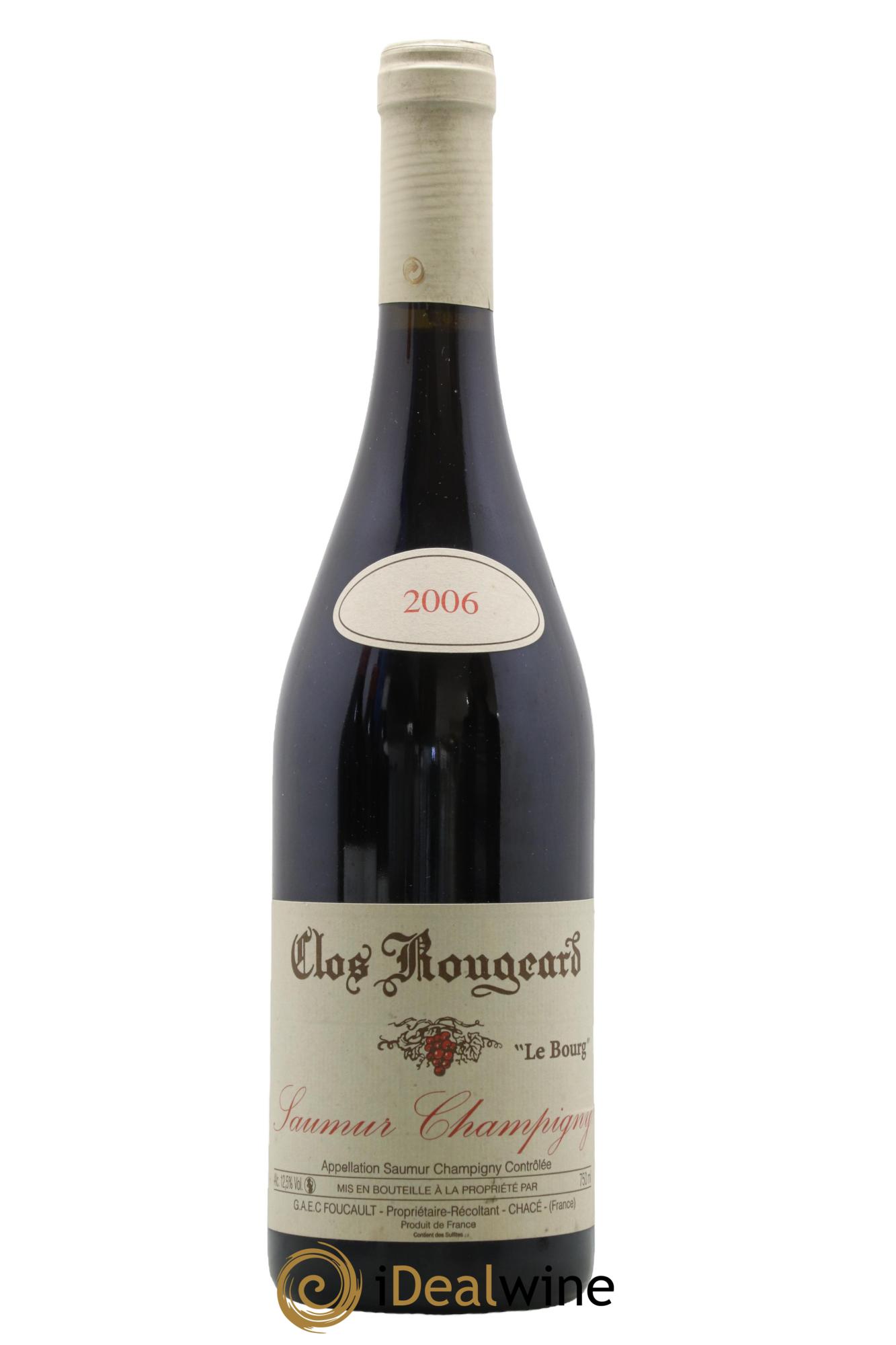 Saumur-Champigny Le Bourg Clos Rougeard 2006 - Lot de 1 bouteille - 0