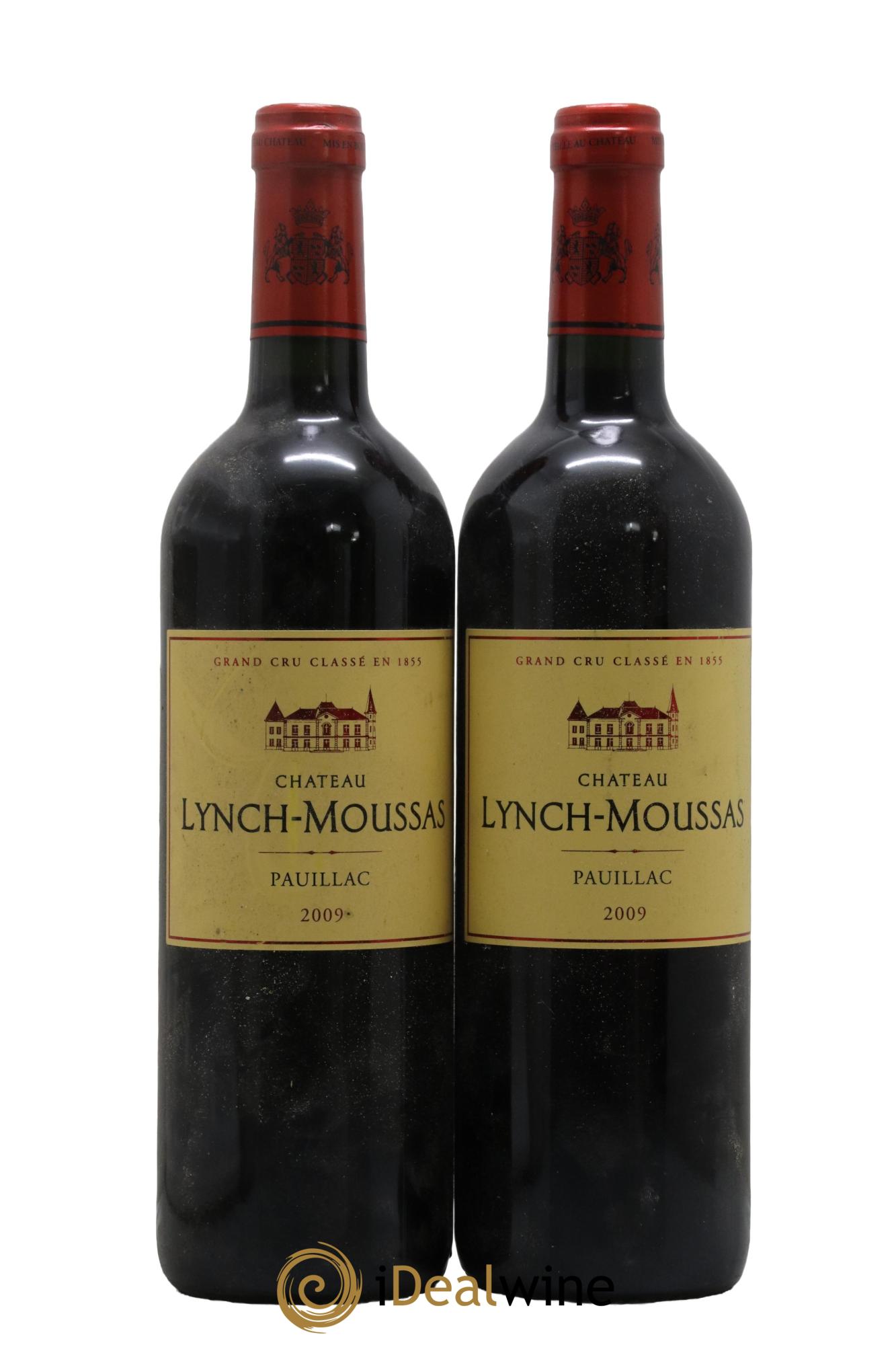 Château Lynch Moussas 5ème Grand Cru Classé 2009 - Lot de 2 bouteilles - 0