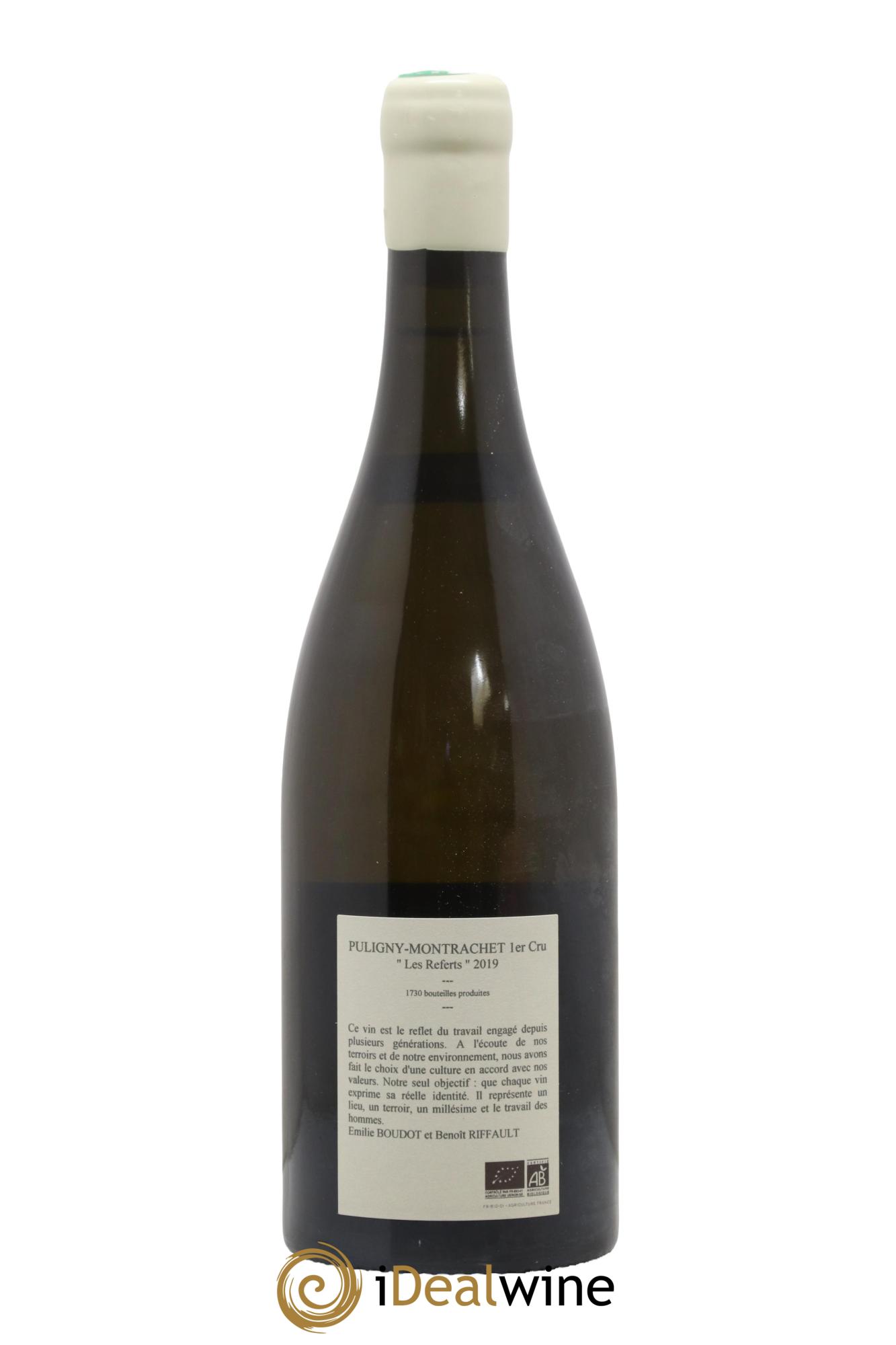Puligny-Montrachet 1er Cru Les Referts Etienne Sauzet  2019 - Lotto di 1 bottiglia - 1
