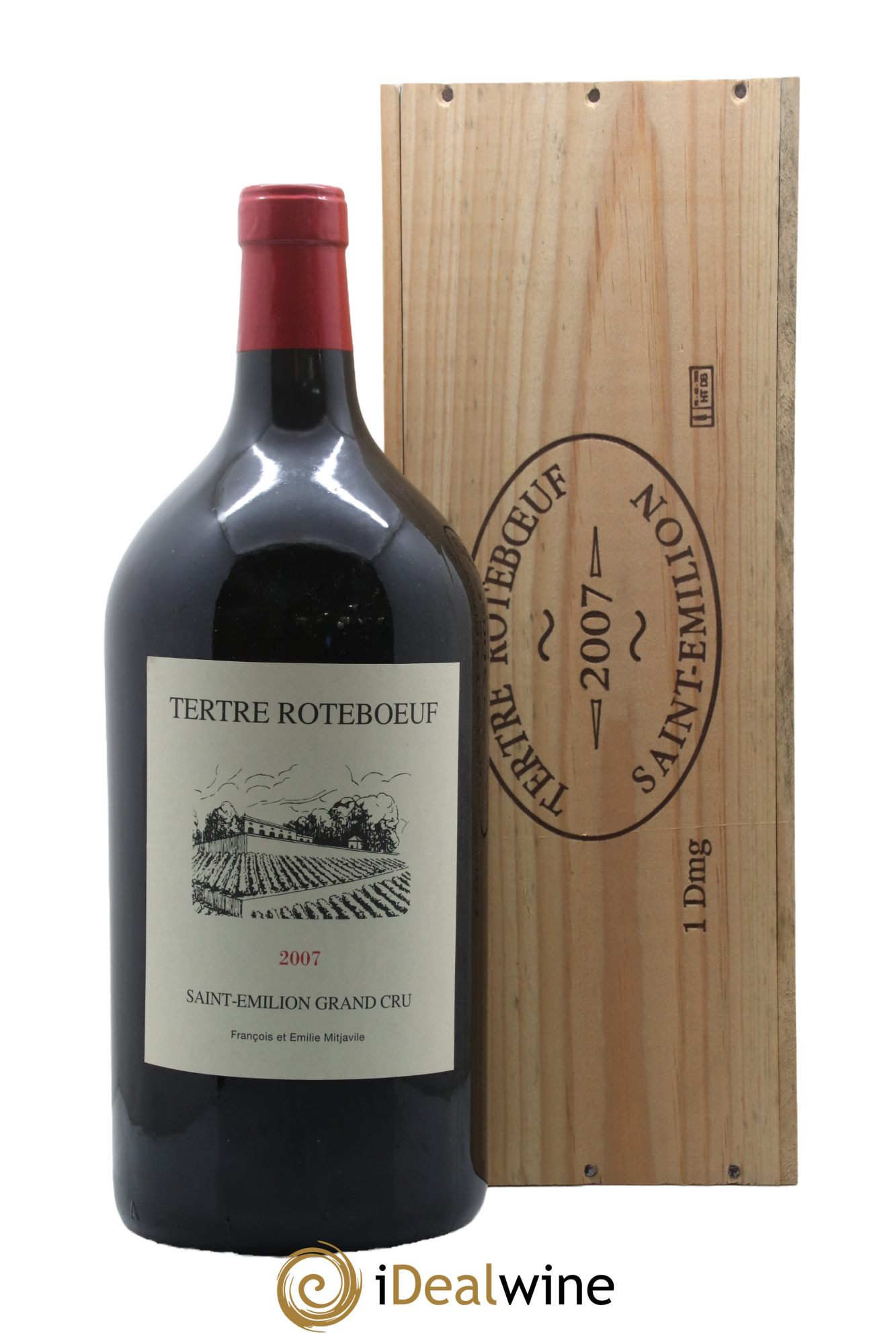 Château Tertre Roteboeuf 2007 - Lot de 1 double magnum - 0