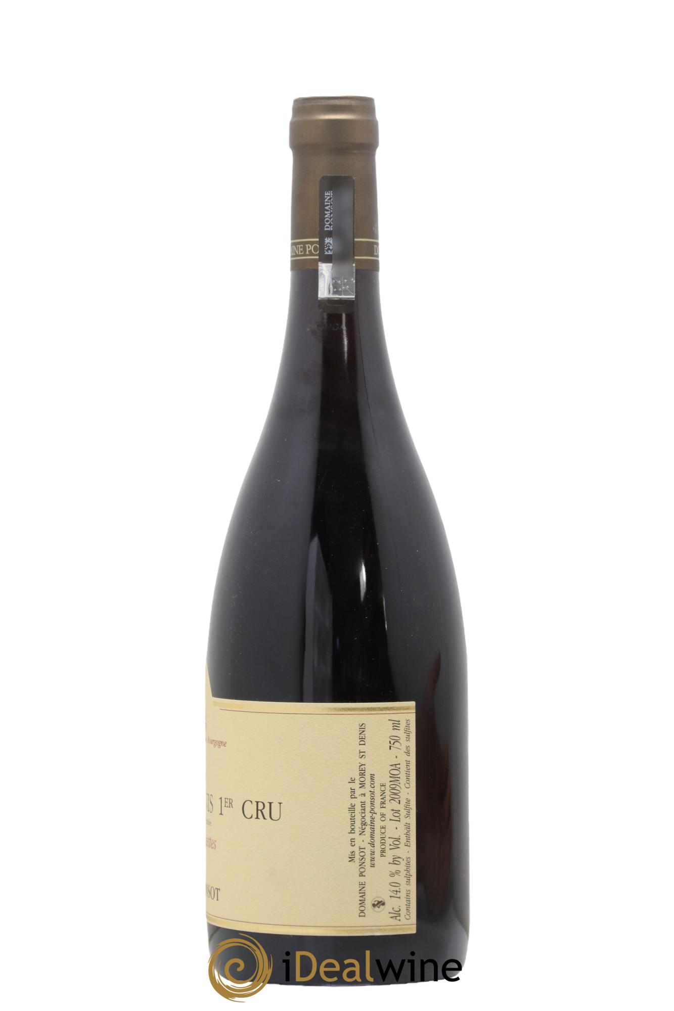 Morey-Saint-Denis 1er Cru Cuvée des Alouettes Ponsot (Domaine) 2009 - Lot de 1 bouteille - 2