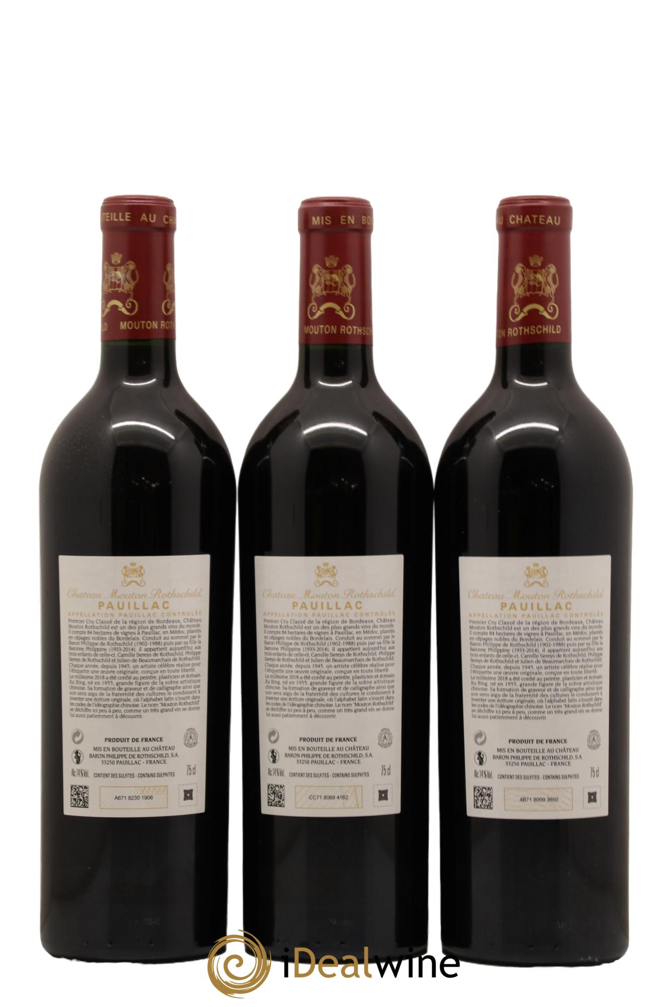 Château Mouton Rothschild 1er Grand Cru Classé 2018 - Lot of 6 bottles - 4