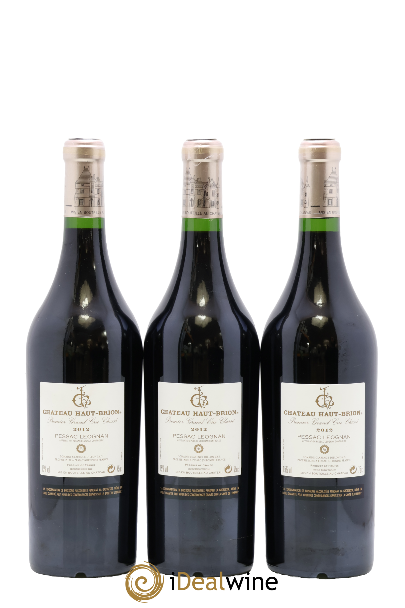 Château Haut Brion 1er Grand Cru Classé 2012 - Lot de 6 bouteilles - 4