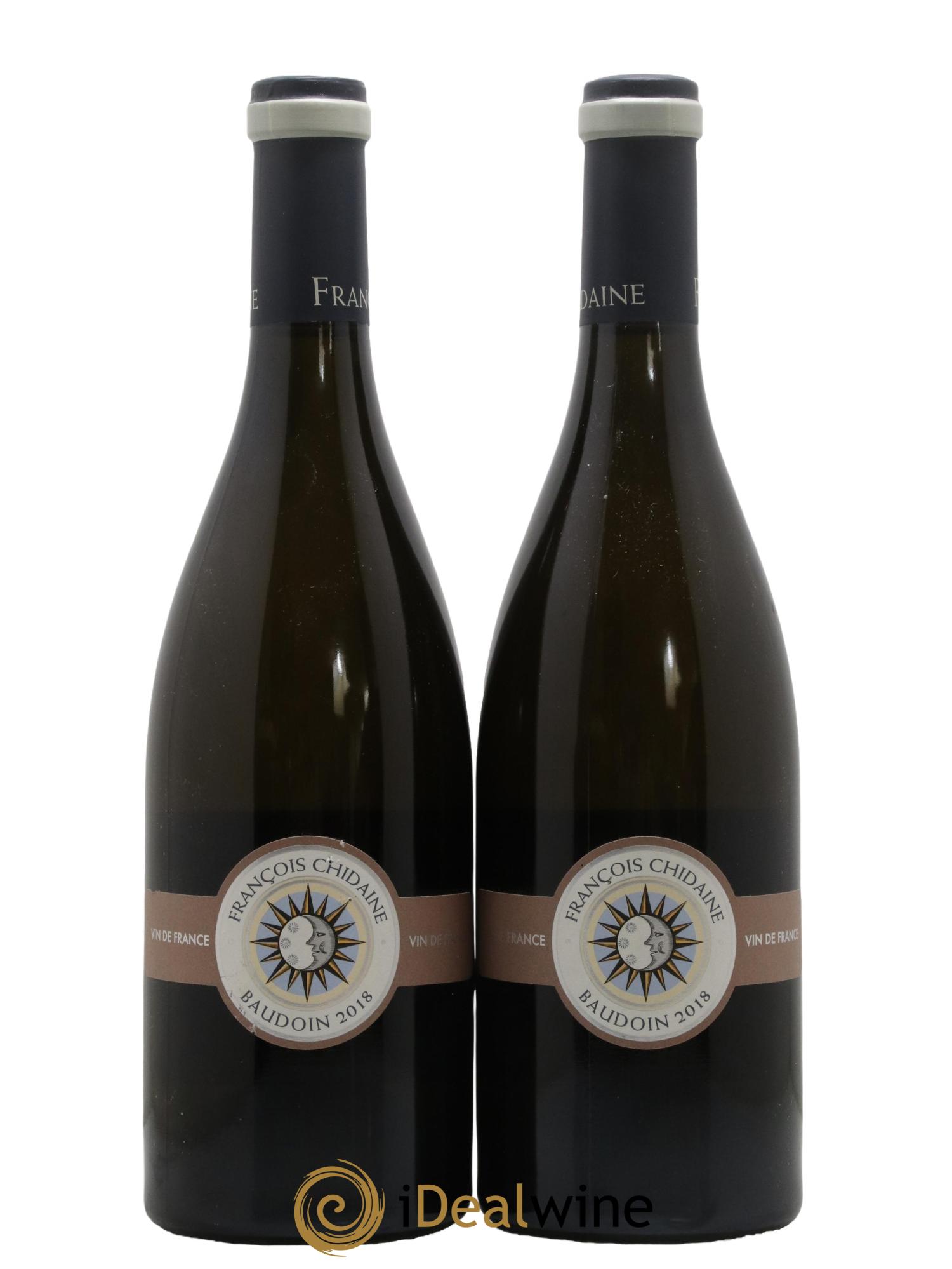 Vin de France Baudoin François Chidaine 2018 - Lot de 2 bouteilles - 0