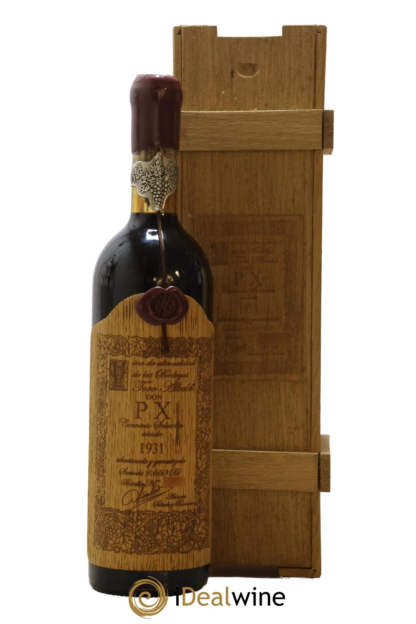 Montilla Moriles Don PX Convento Seleccion Toro Albala 1931 - Lot de 1 bouteille - 0